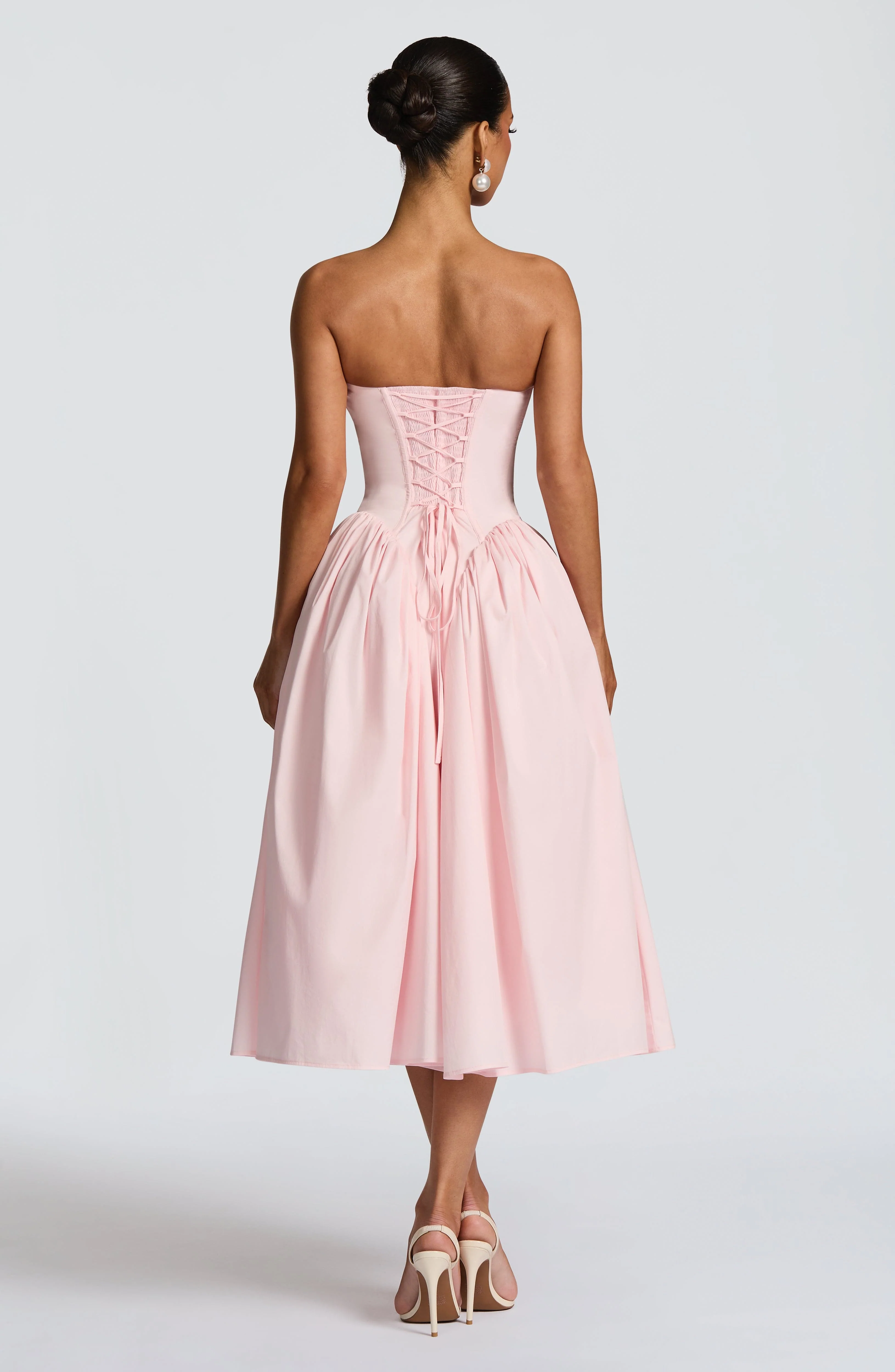 Darla Midi Dress - Blush - Image 3