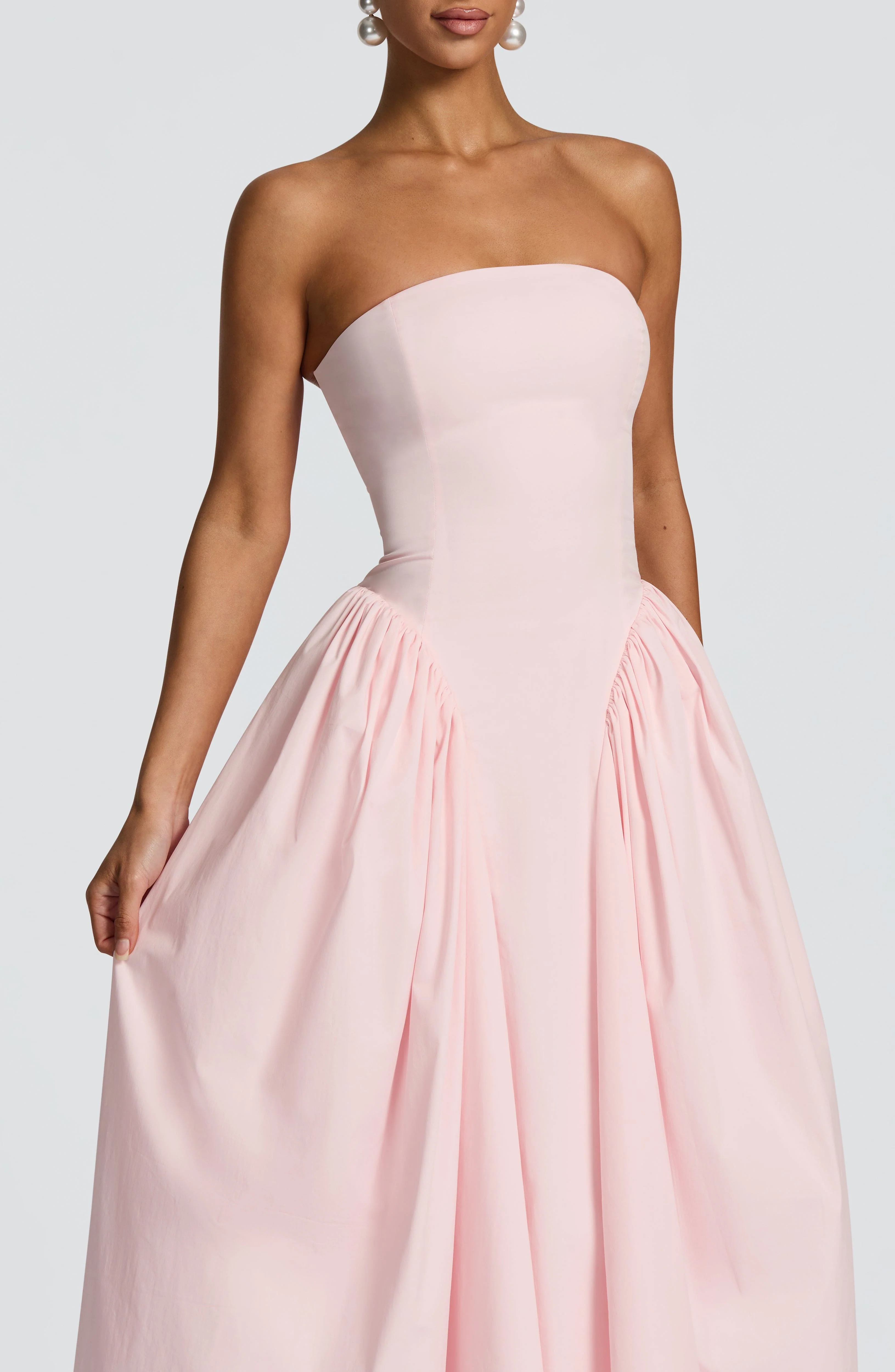 Darla Midi Dress - Blush - Image 4