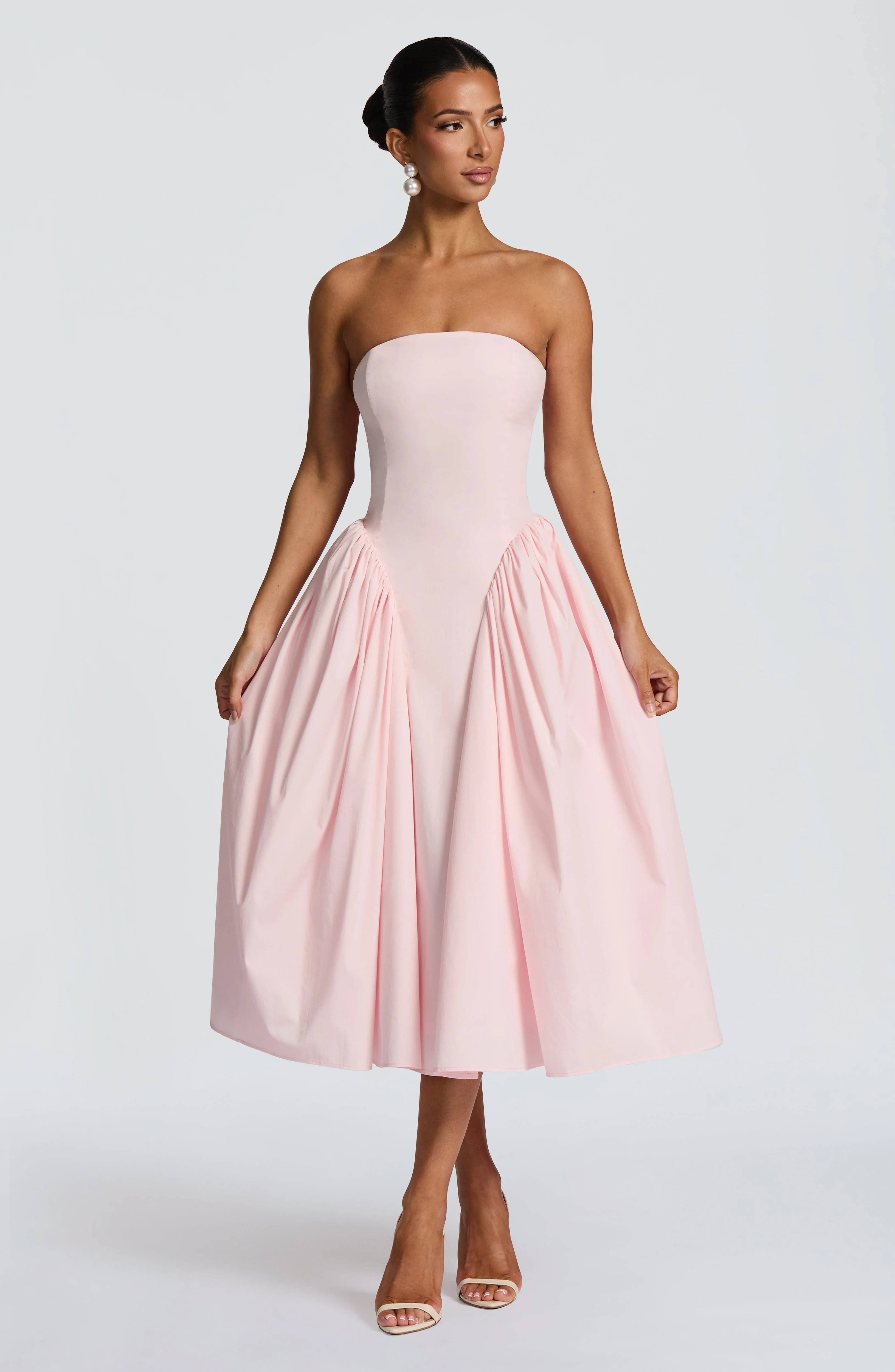 Darla Midi Dress - Blush - Image 6