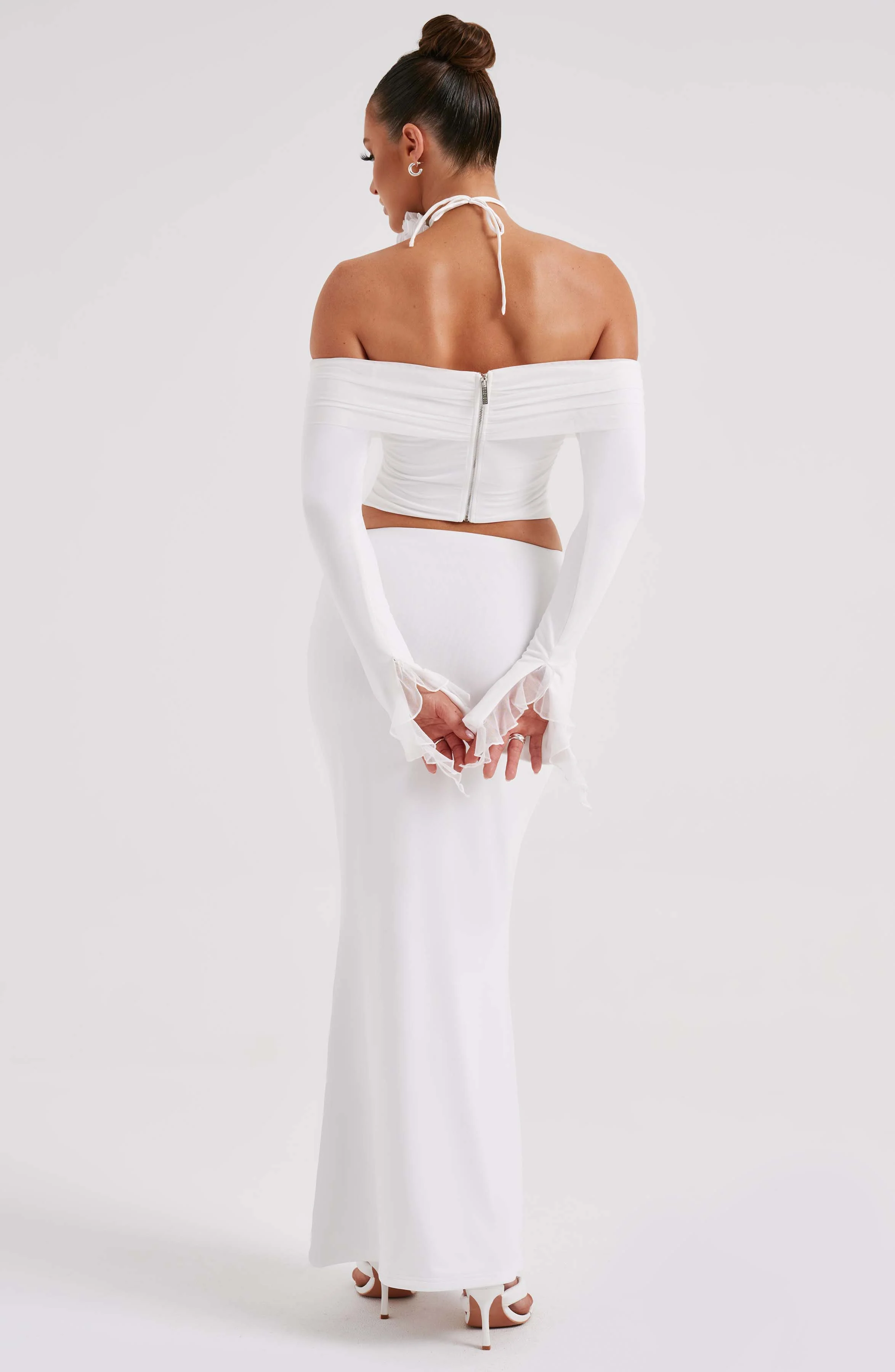 Deema Maxi Skirt - Ivory - Image 2