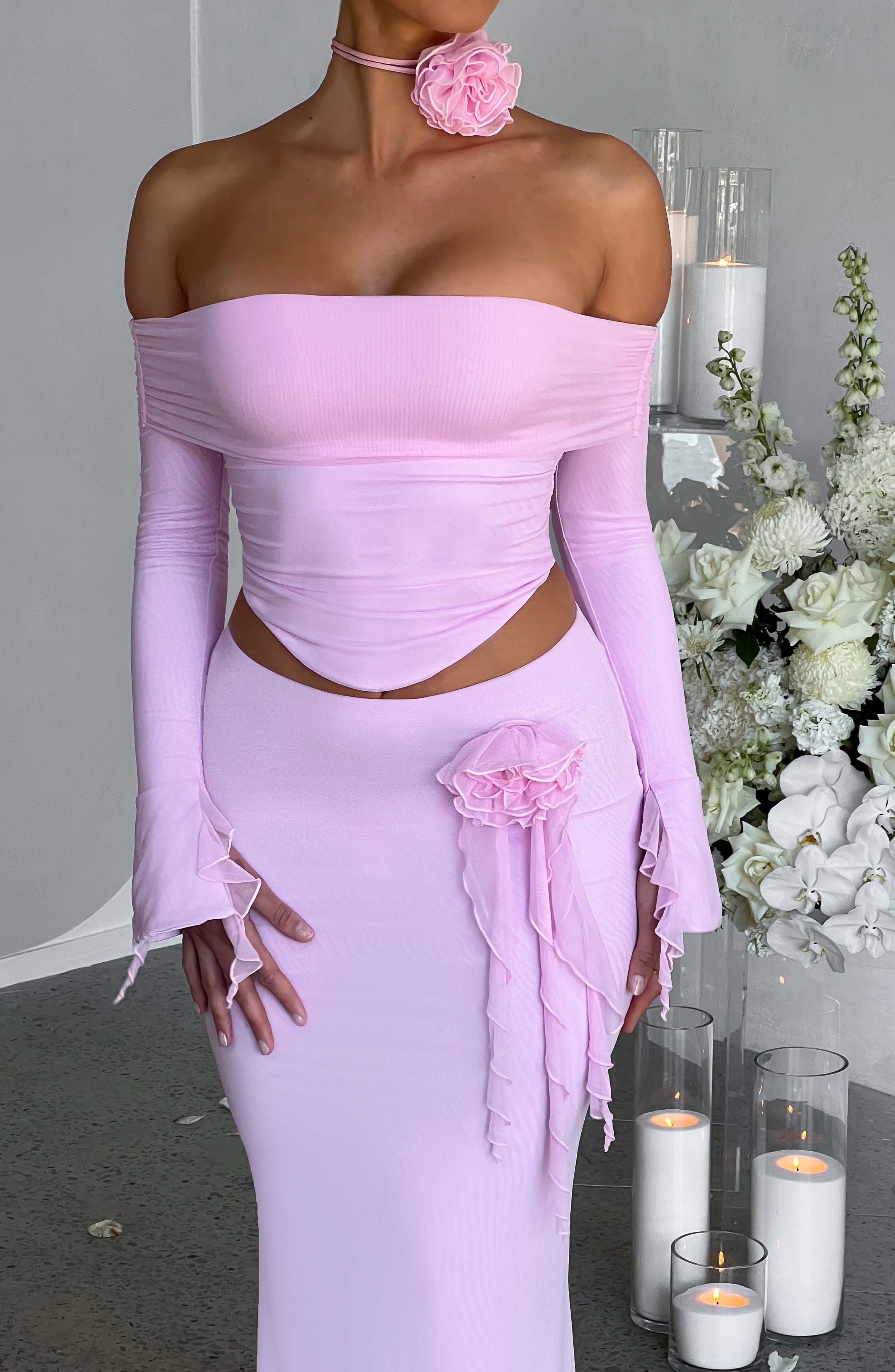 Deema Maxi Skirt - Pink - Image 12