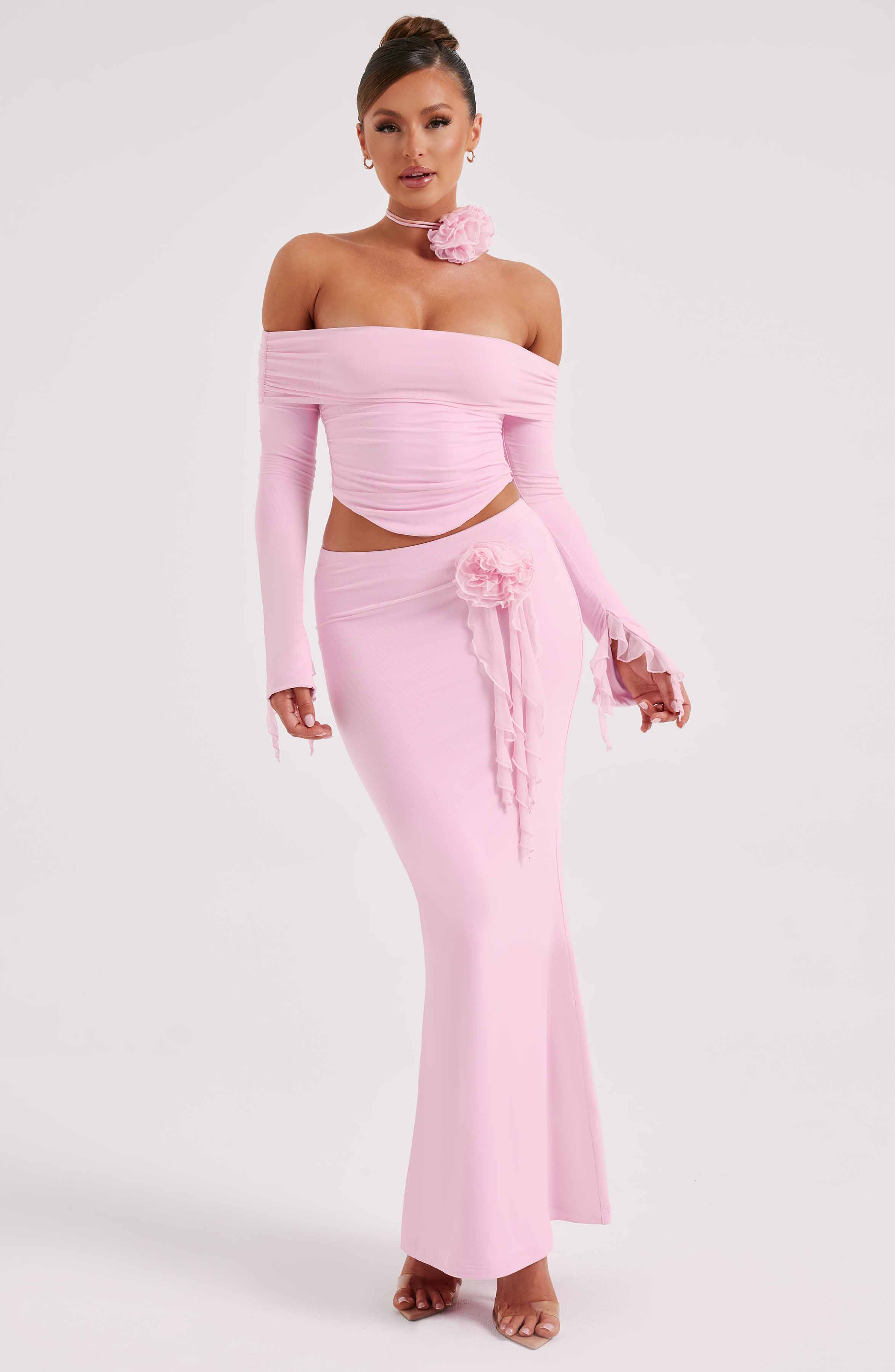 Deema Maxi Skirt - Pink - Image 14