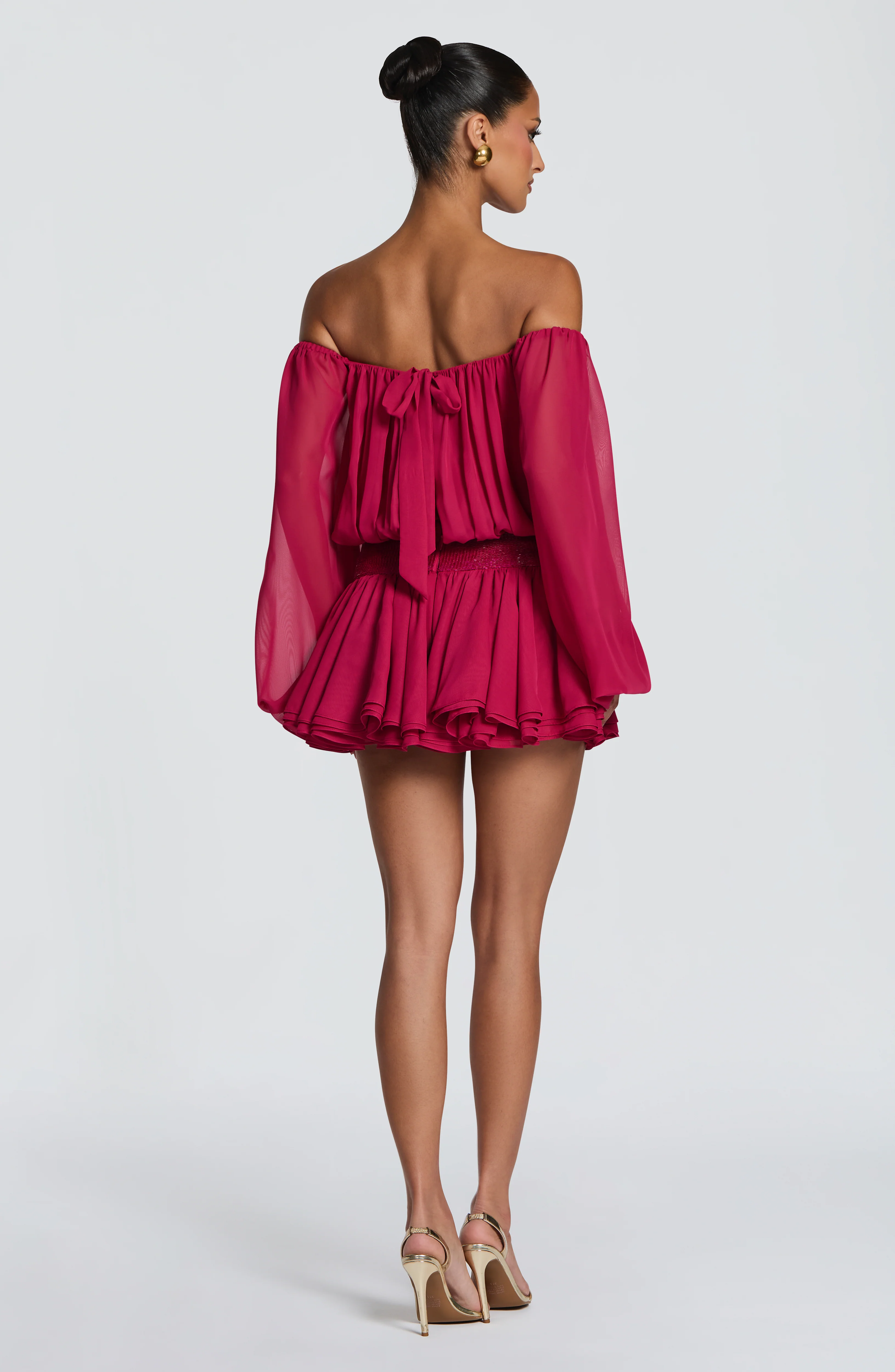 Deja Playsuit - Raspberry - Image 5