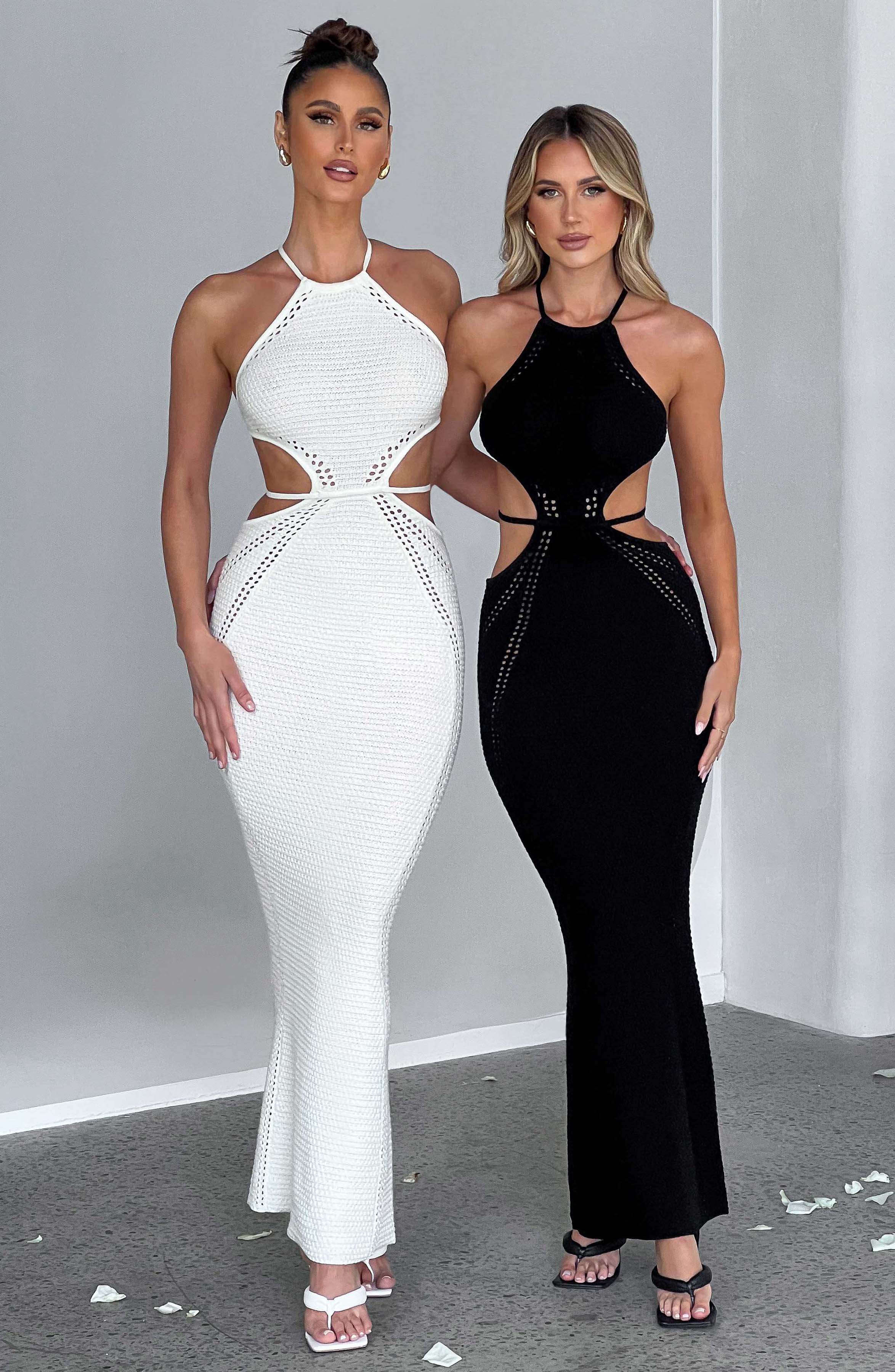 Delia Maxi Dress - White - Image 7