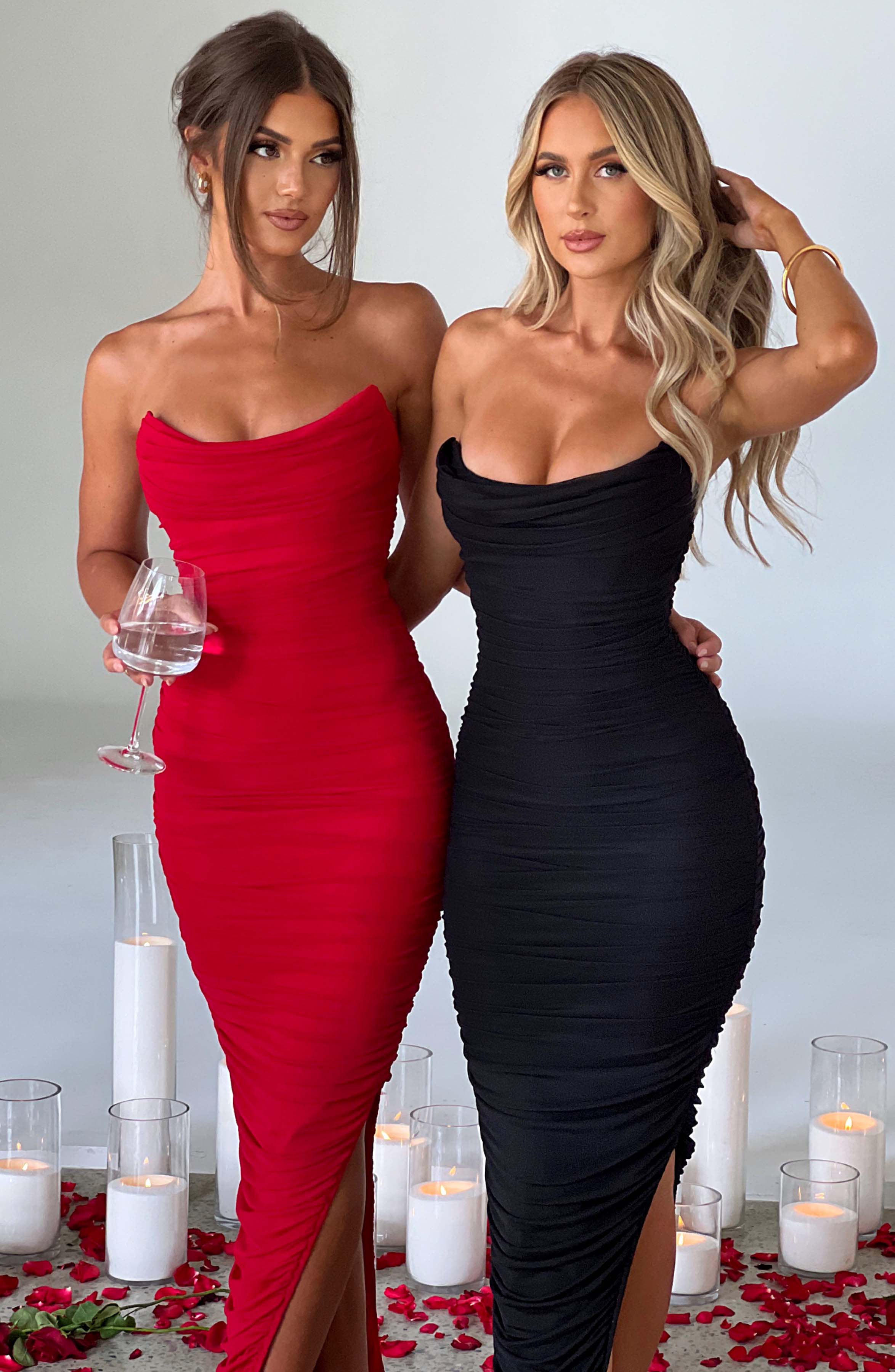 Demi Maxi Dress - Red - Image 9