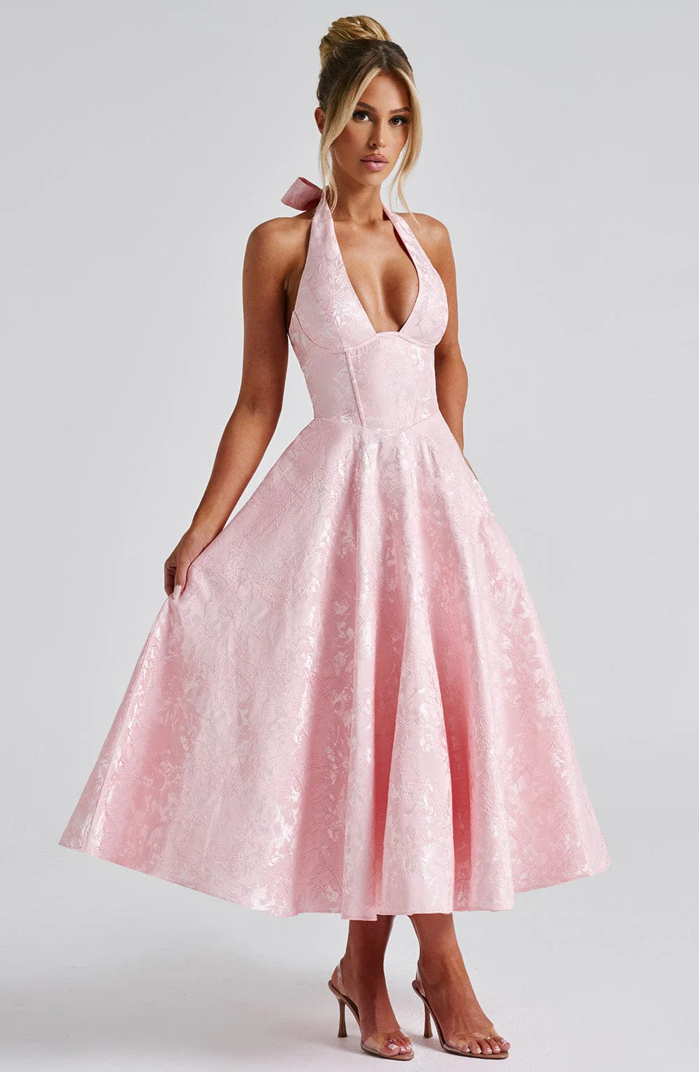 Effie Midi Dress - Blush - Image 6