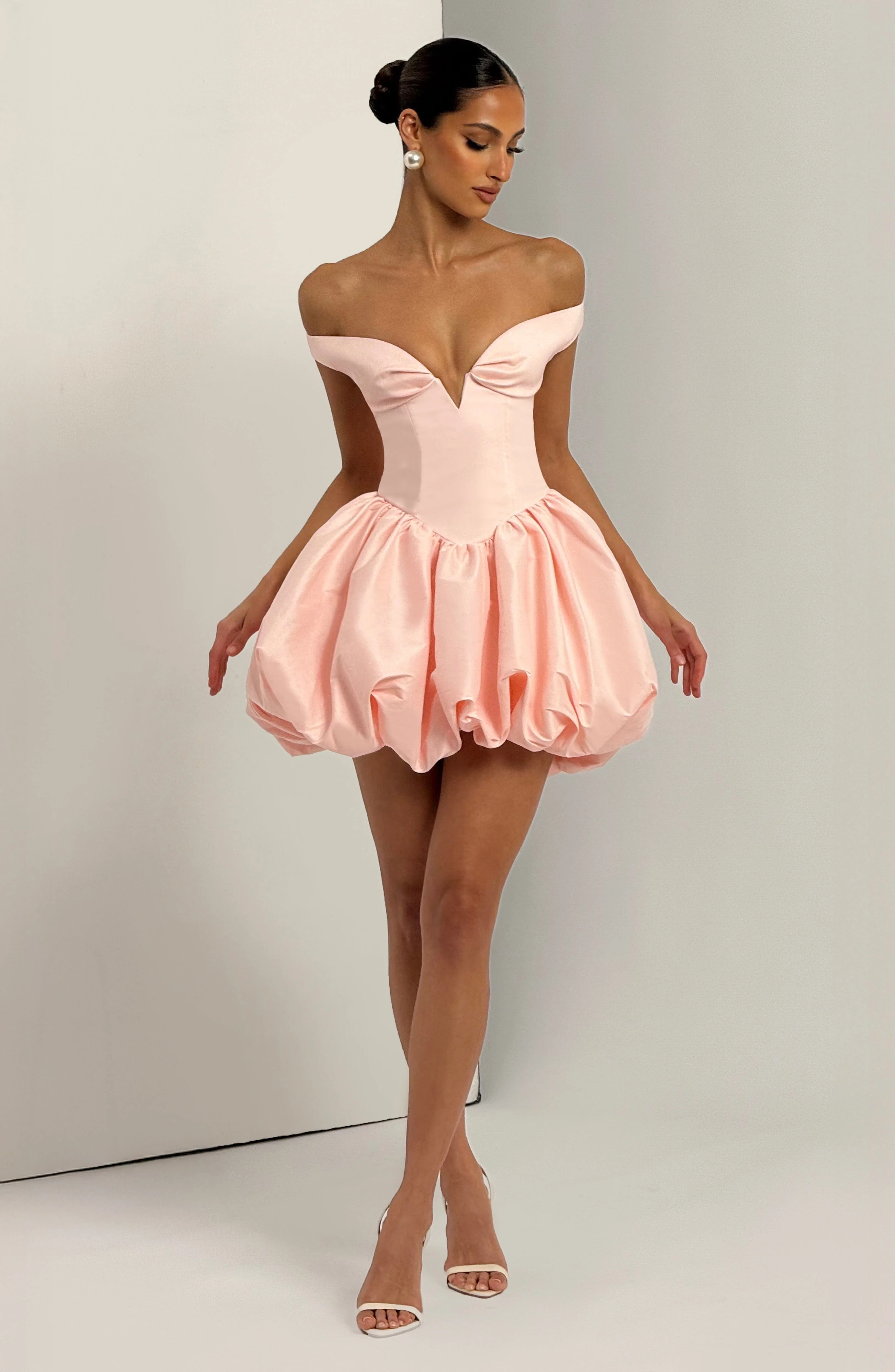 Eileen Mini Dress - Blush - Image 11