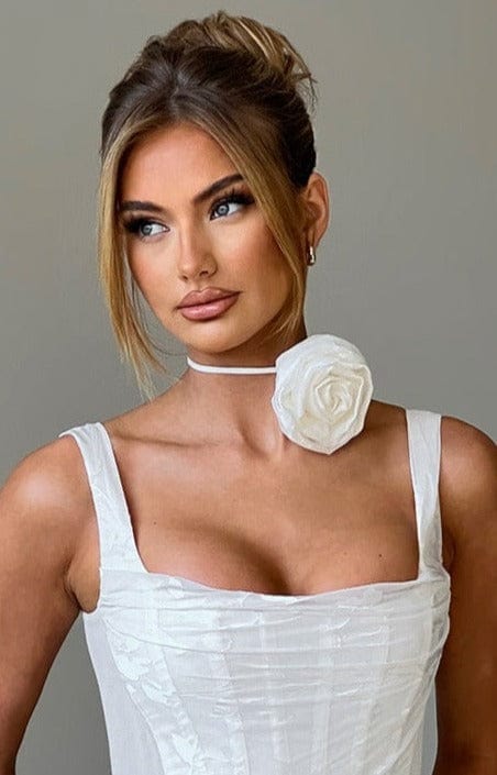 Elizabeth Floral Choker - Ivory - Image 2