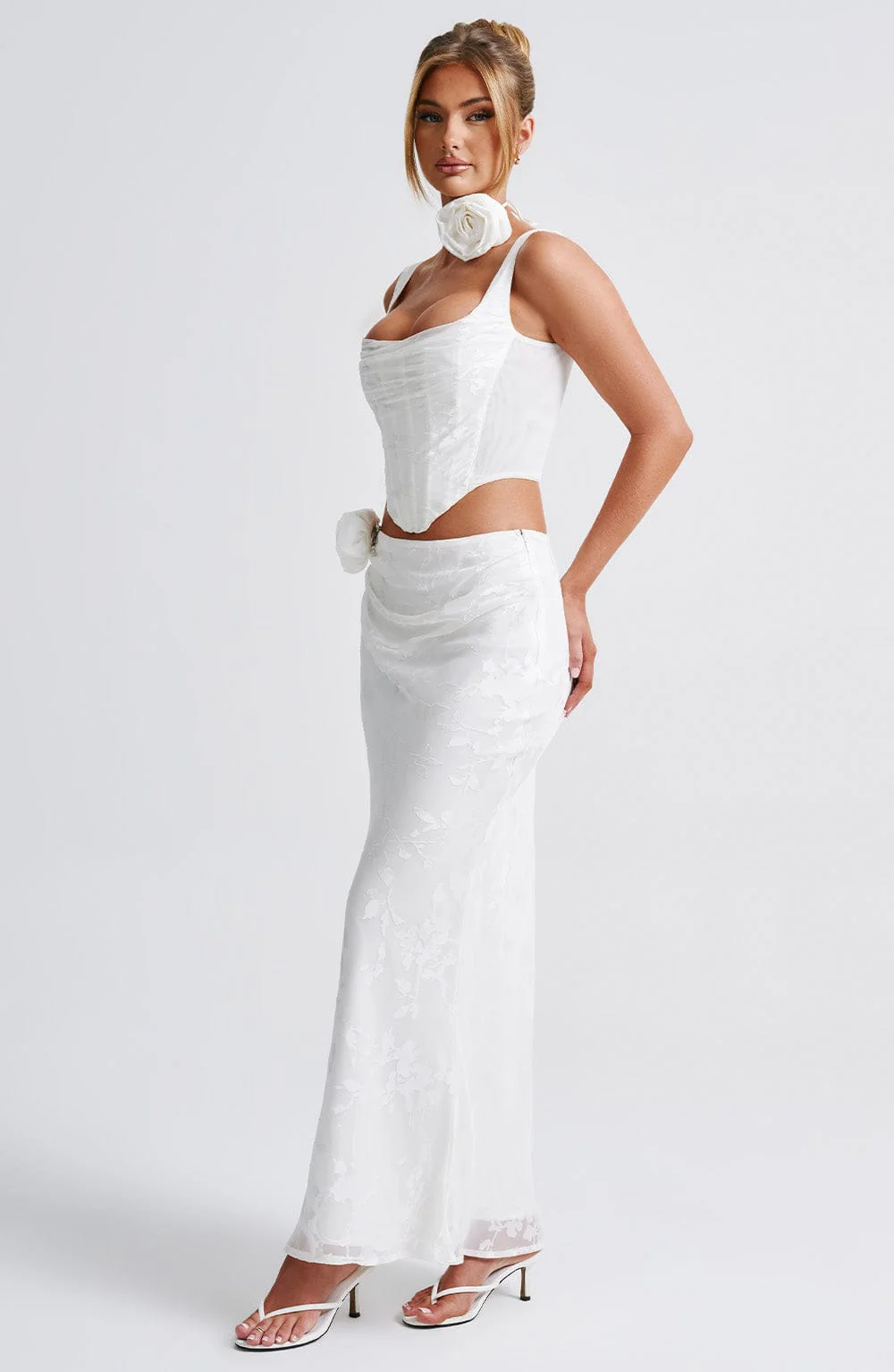 Elizabeth Maxi Skirt - Ivory - Image 5
