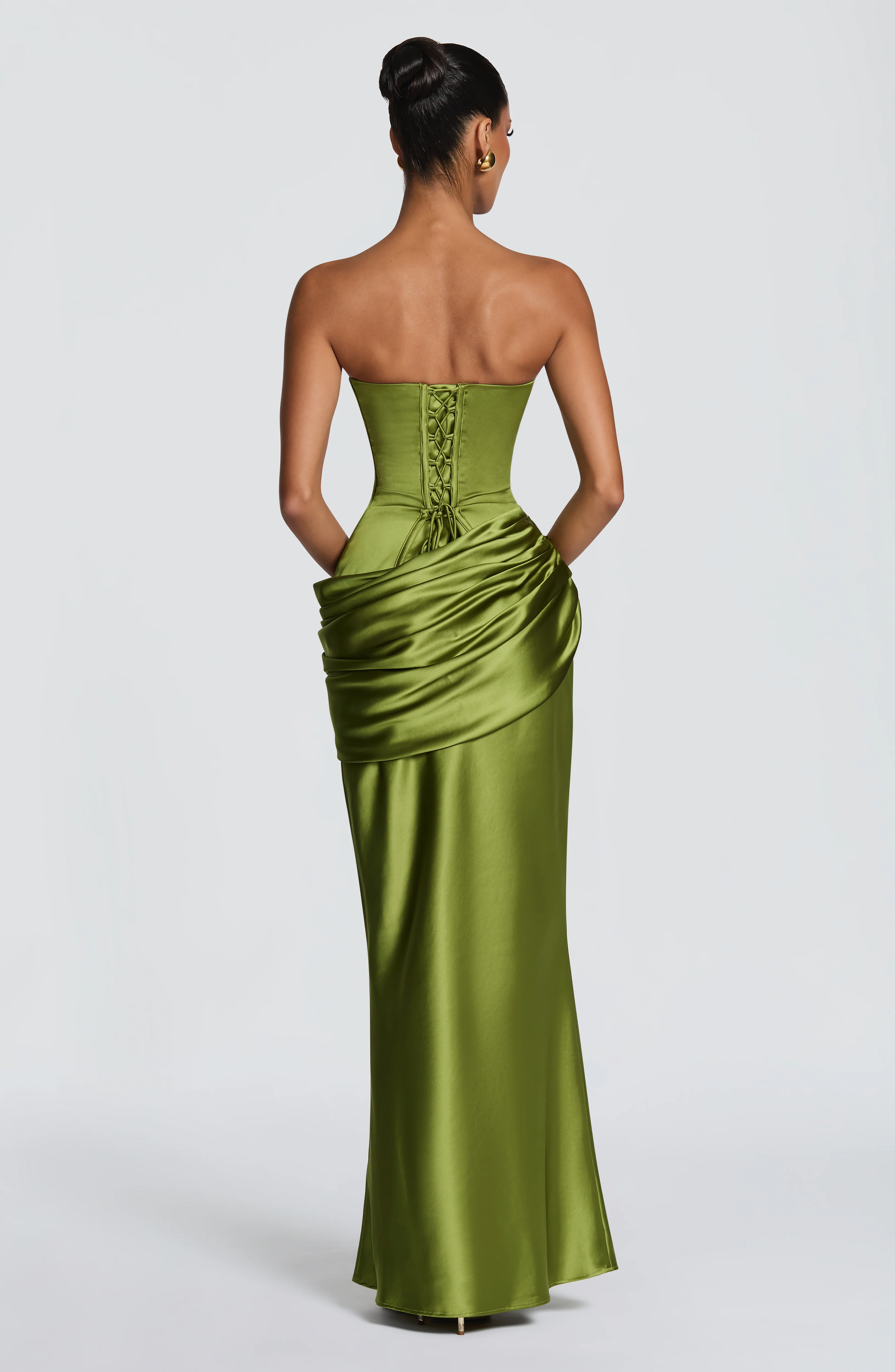 Ella Maxi Dress - Olive - Image 8