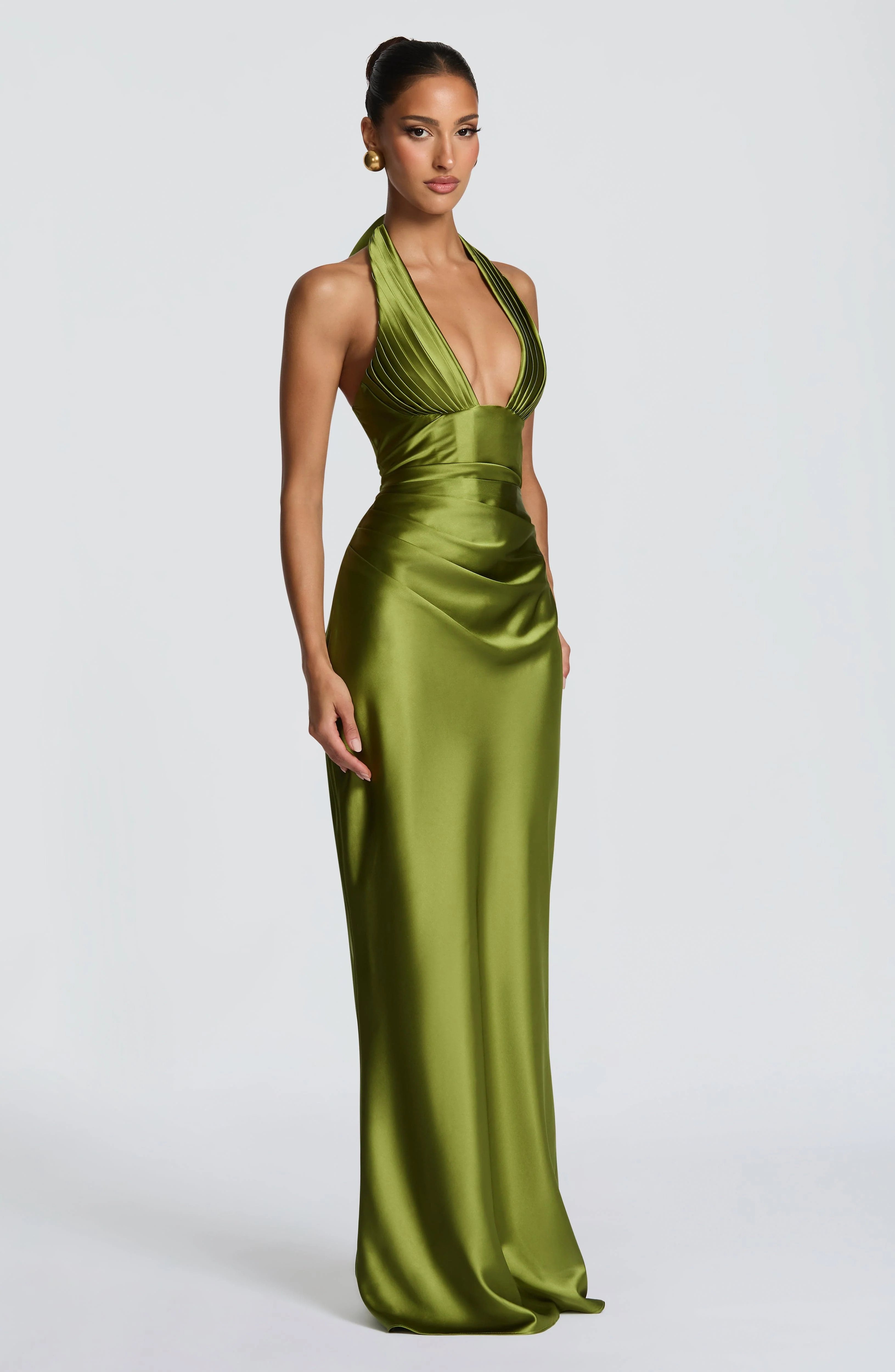 Elowen Maxi Dress - Olive - Image 4