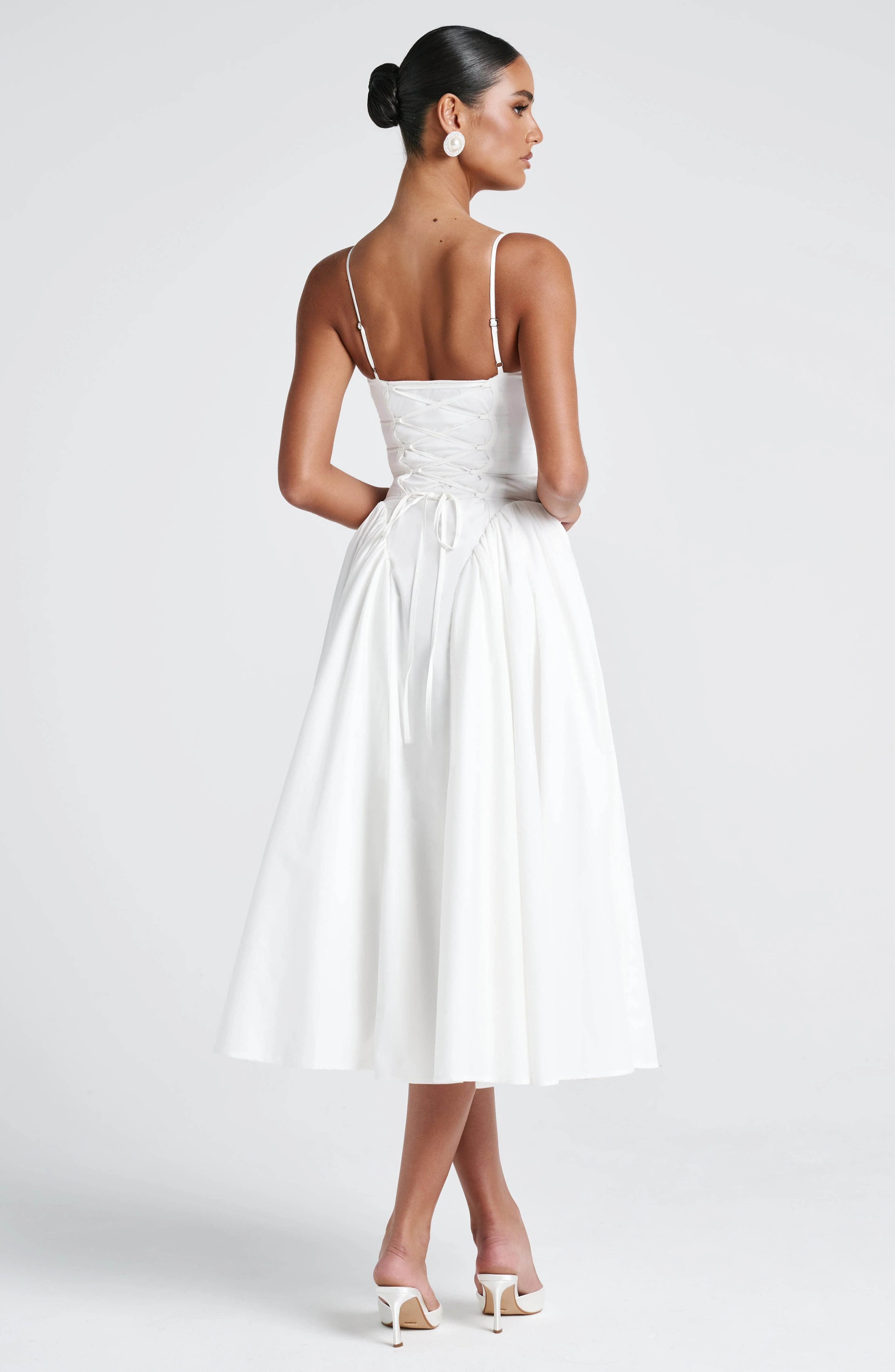 Emerson Midi Dress - Ivory - Image 8