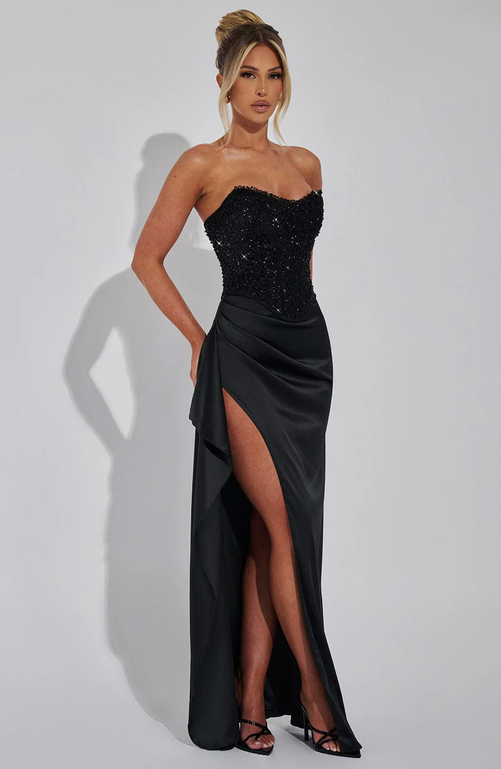 Emrielle Maxi Dress - Black - Image 5