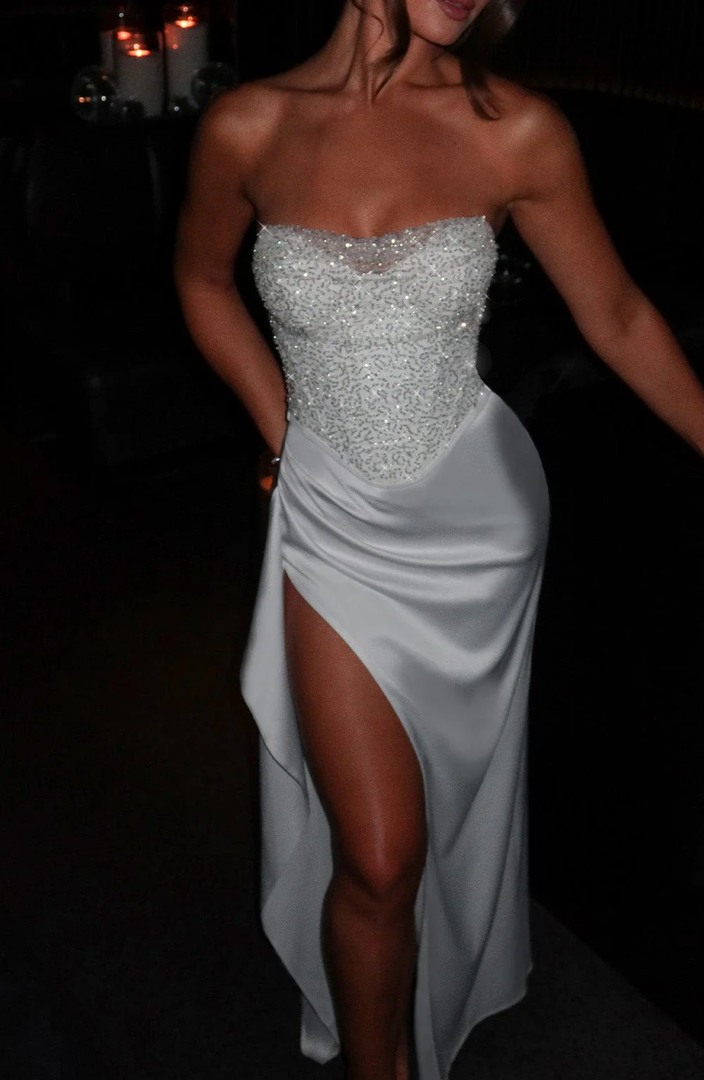 Emrielle Maxi Dress - Ivory - Image 19