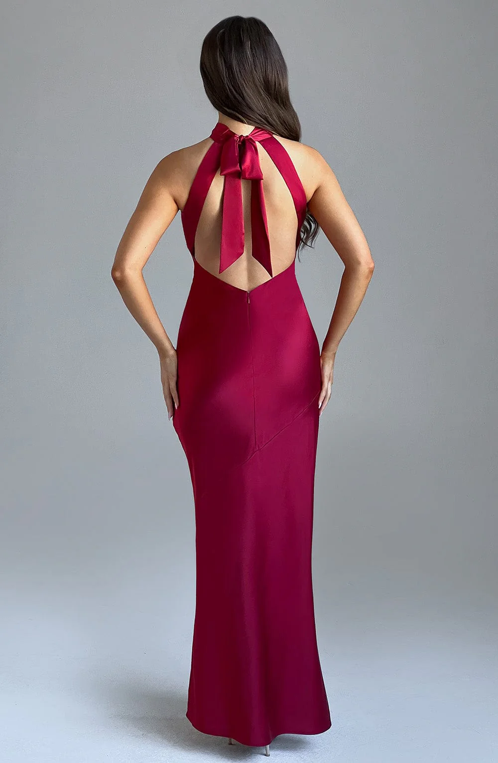 Etta Maxi Dress - Wine - Image 2