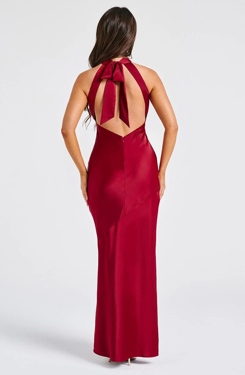 Etta Maxi Dress - Wine - Image 9