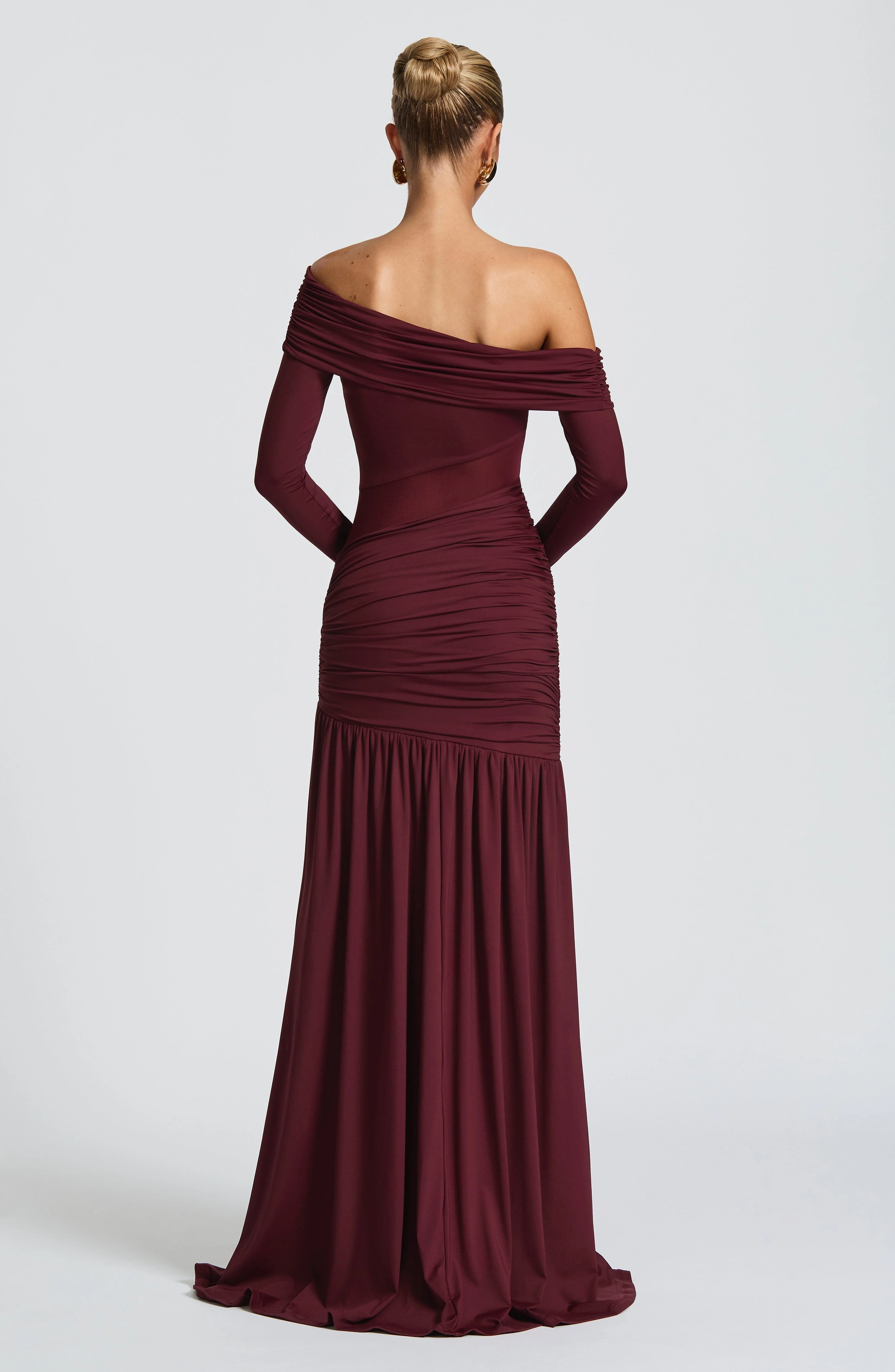 Ettalie Maxi Dress - Cherry Lacquer - Image 3