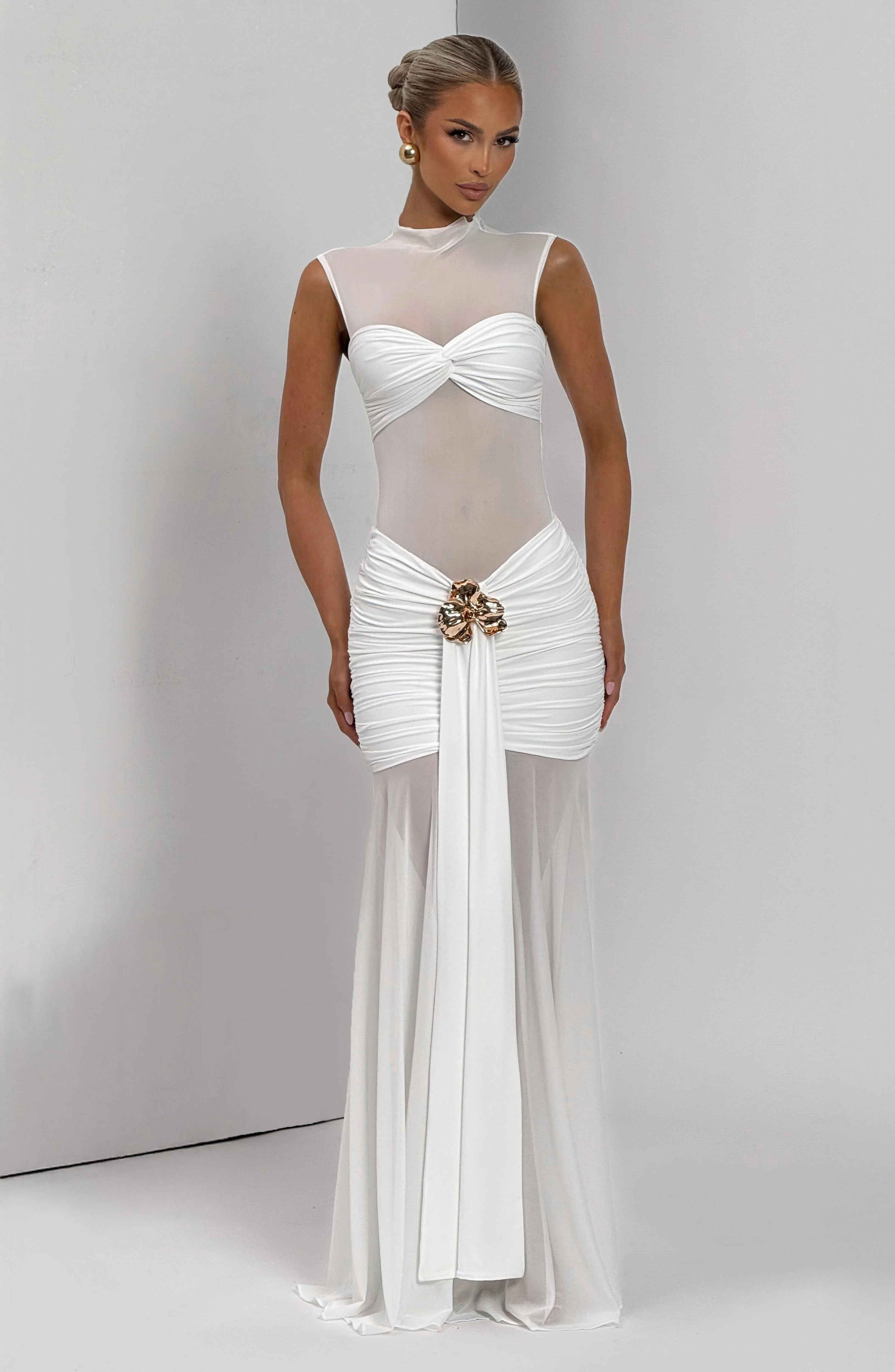 Fae Maxi Skirt - White - Image 10