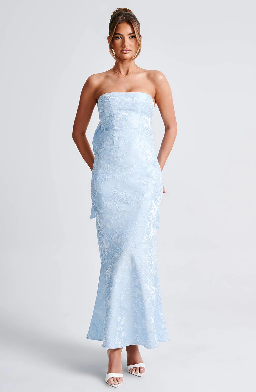 Felicity Maxi Dress - Blue - Image 3