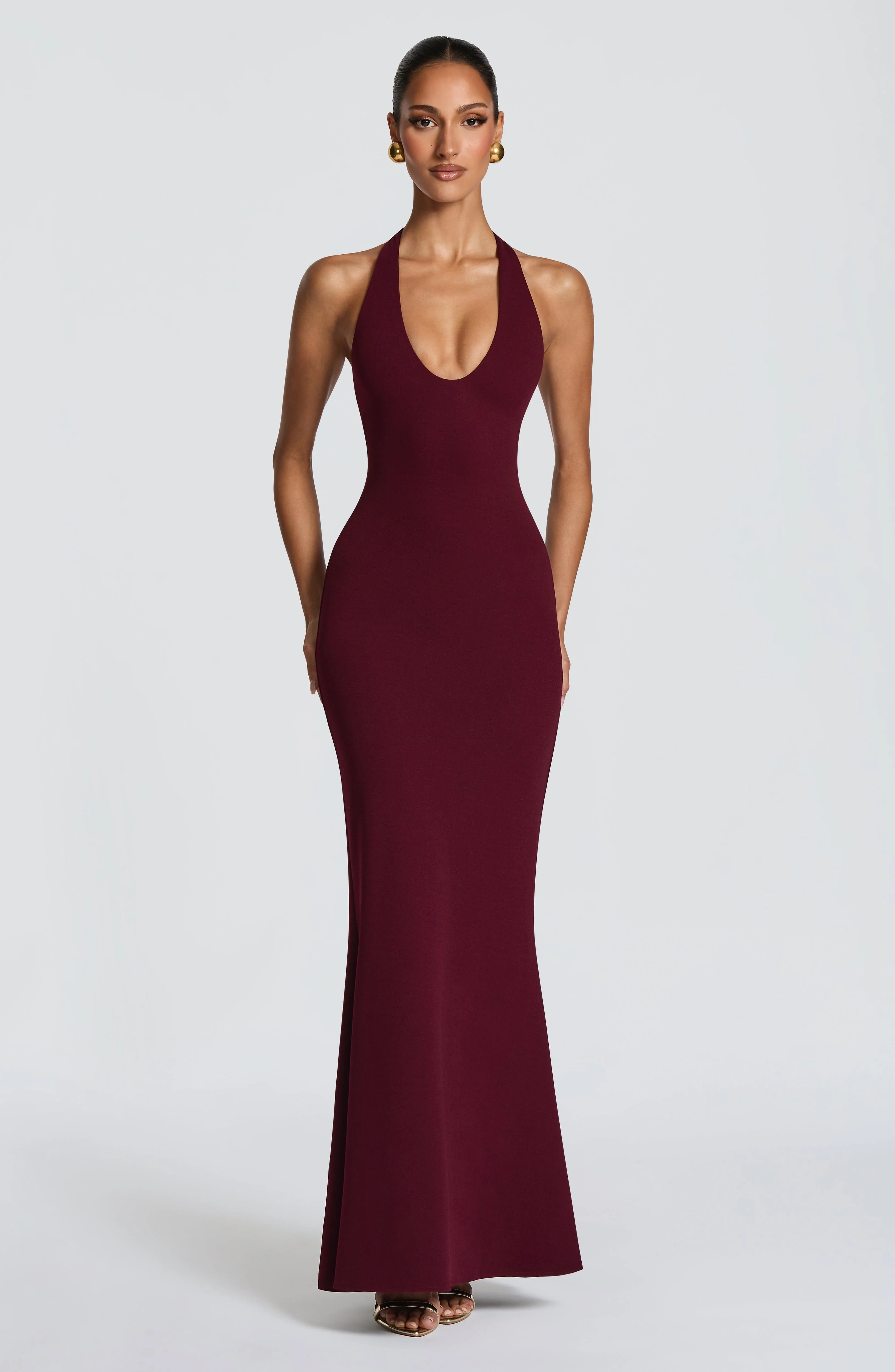 Fern Maxi Dress - Cherry Lacquer - Image 8