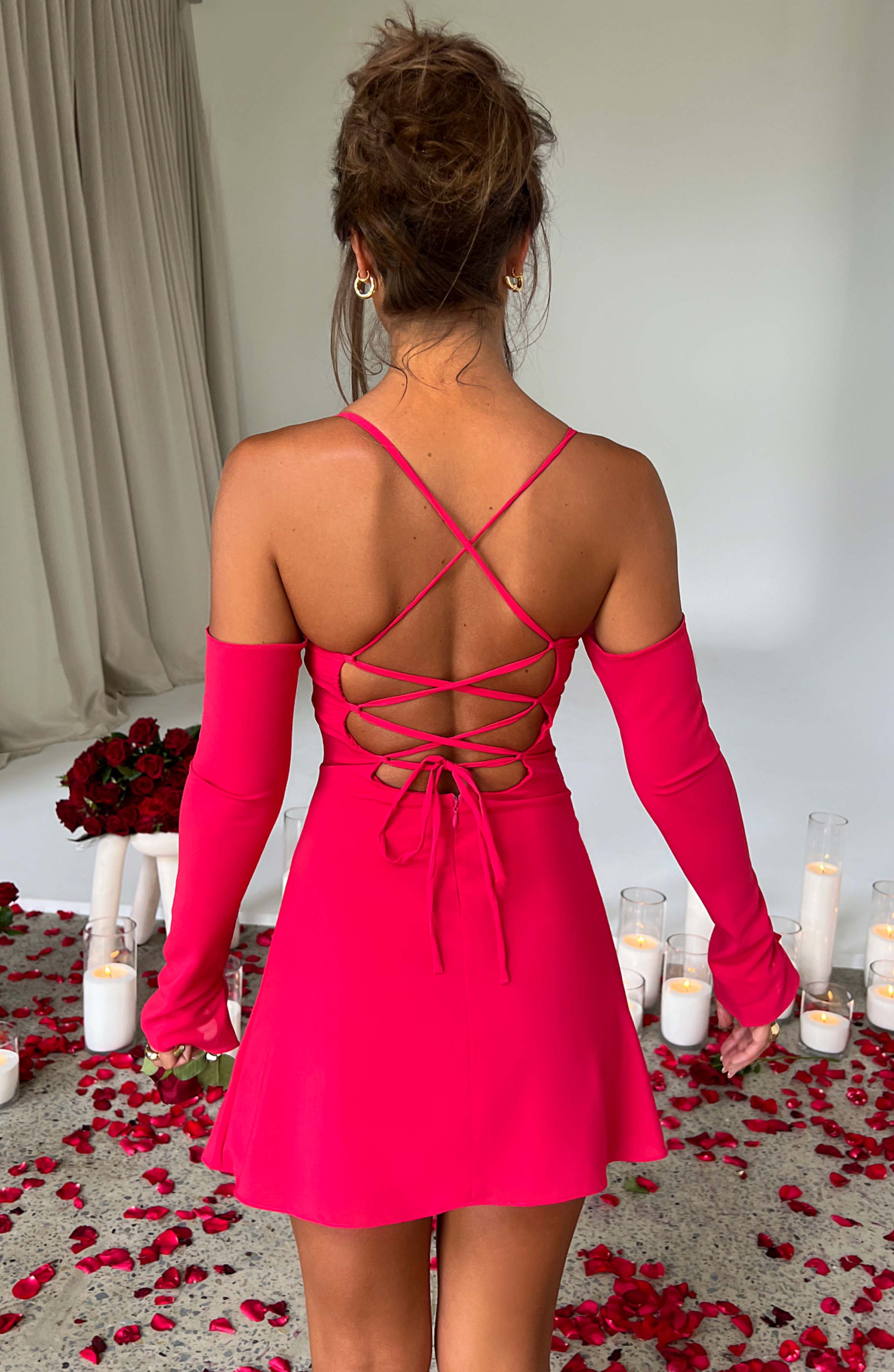 Fiona Mini Dress - Pink - Image 2
