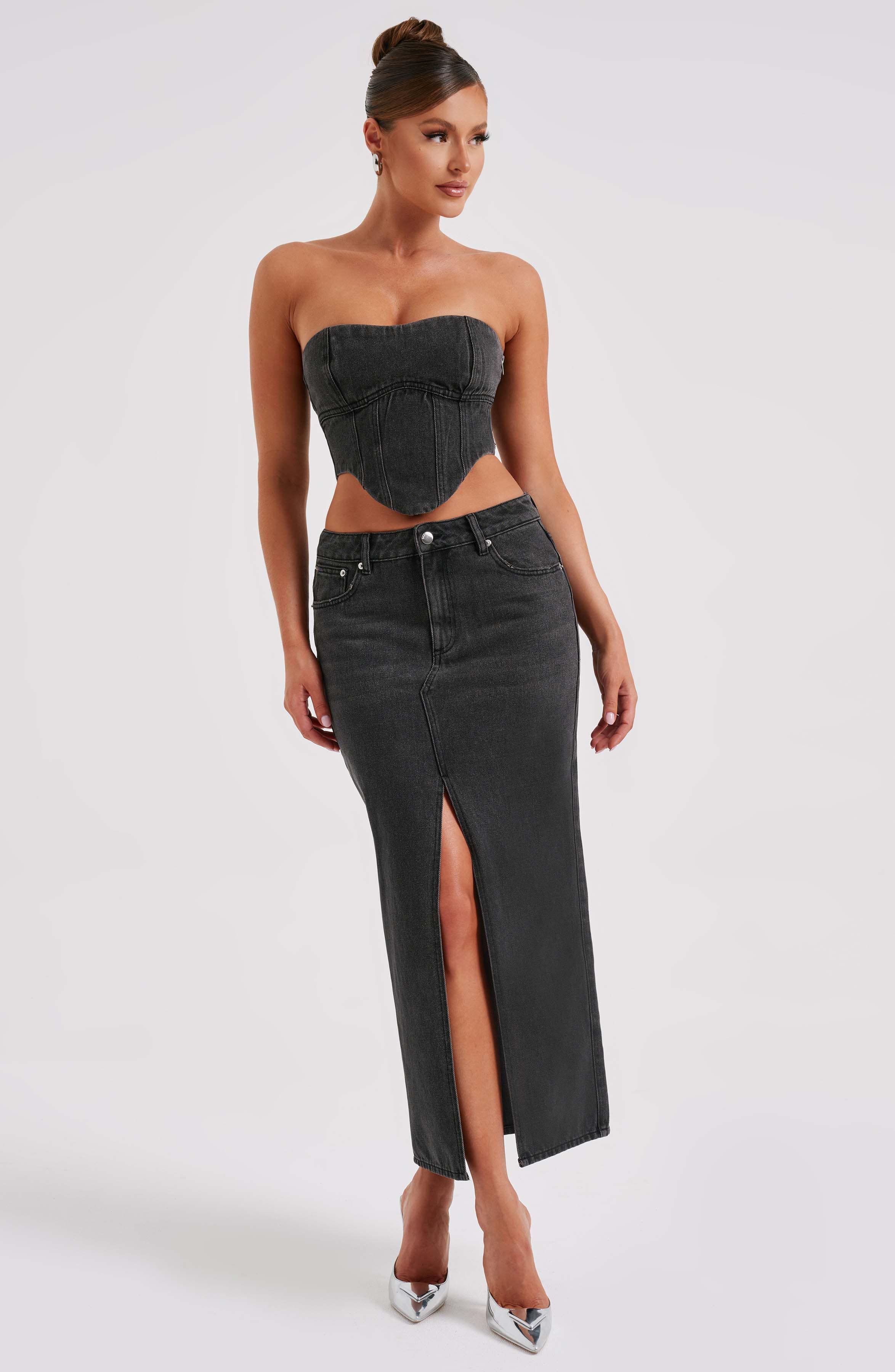 Flor Maxi Skirt - Black - Image 12