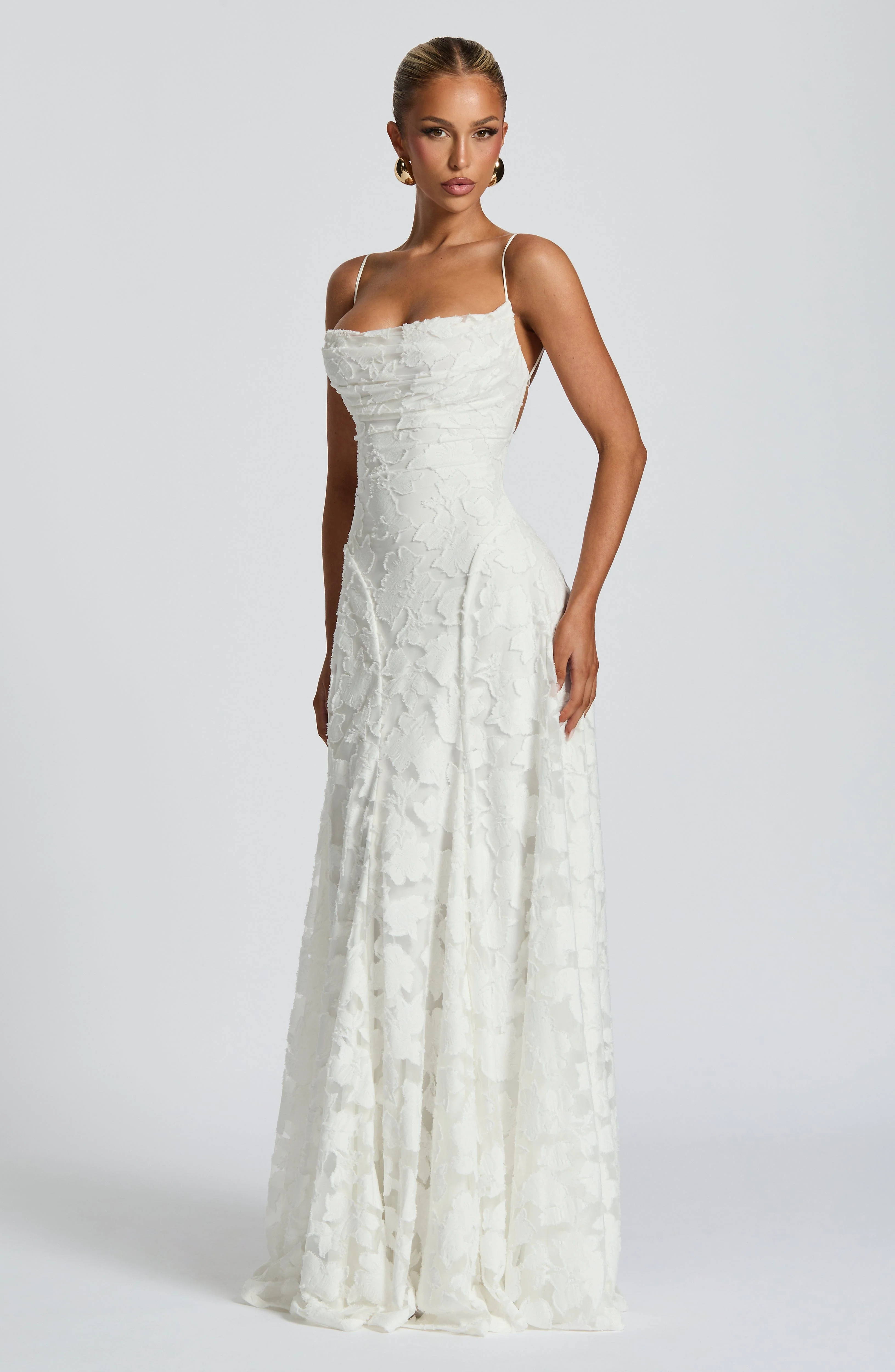 Francis Maxi Dress - Ivory - Image 10