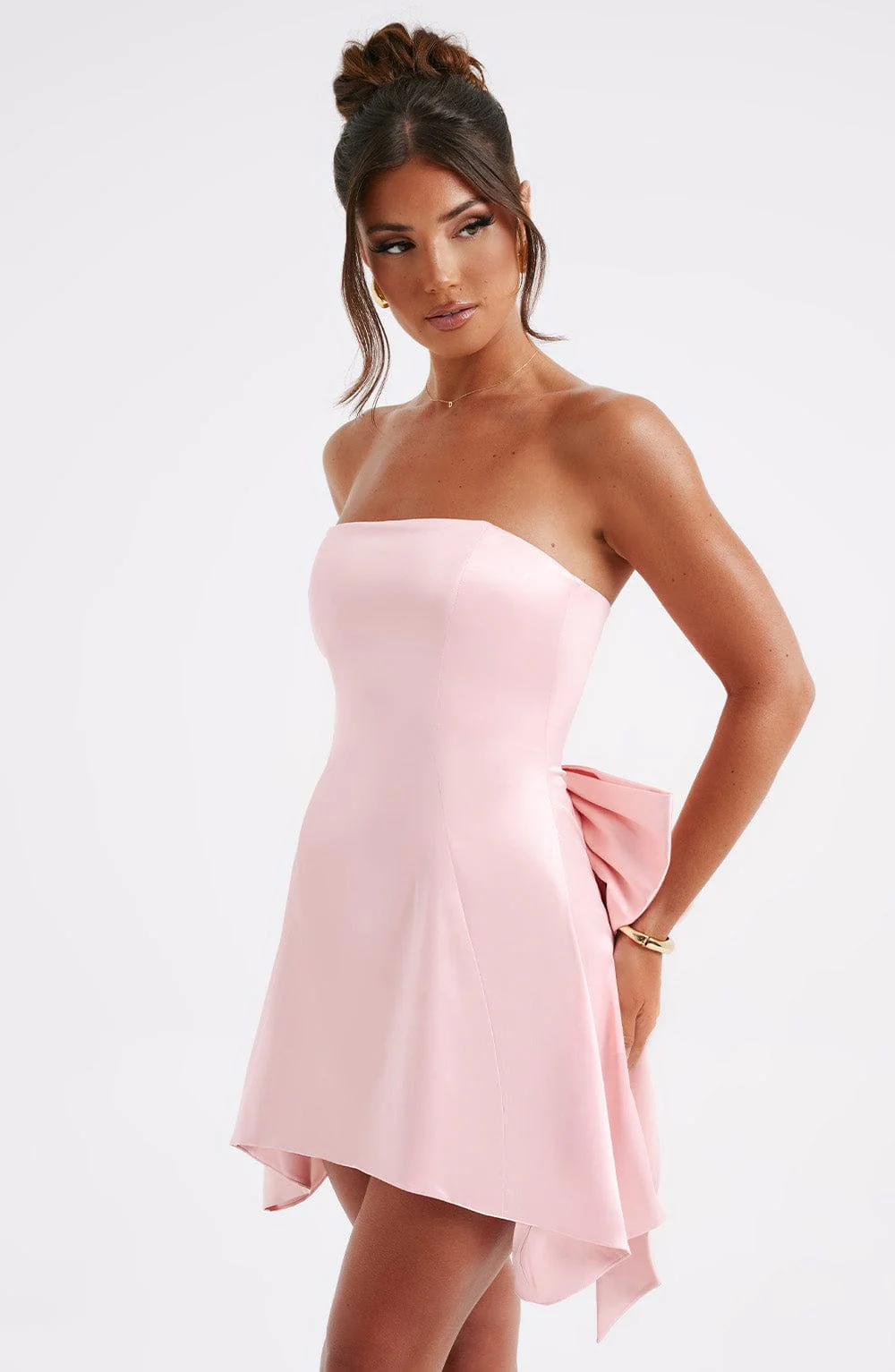 Freja Mini Dress - Blush - Image 4