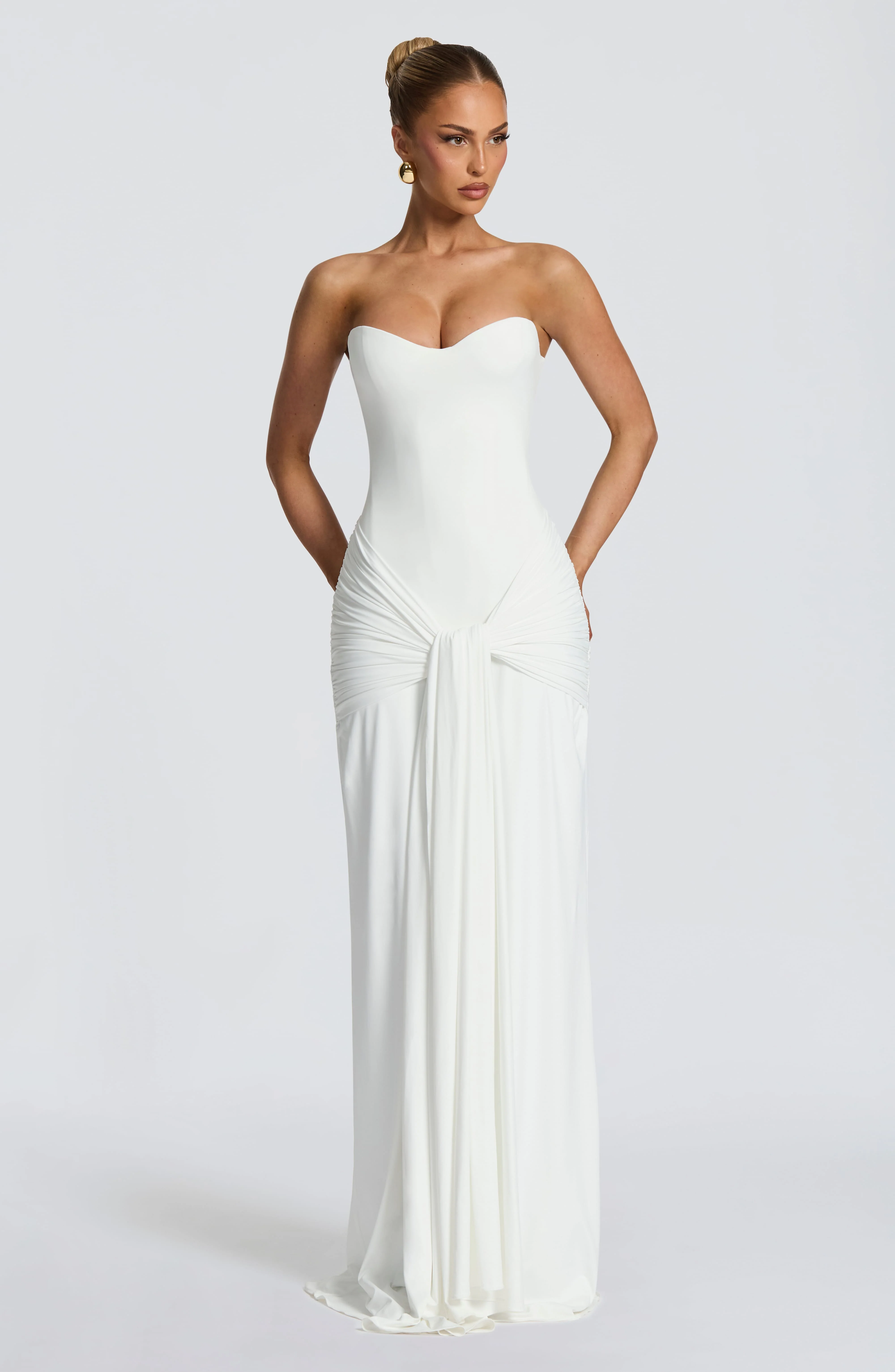 Gia Maxi Dress - Ivory - Image 13