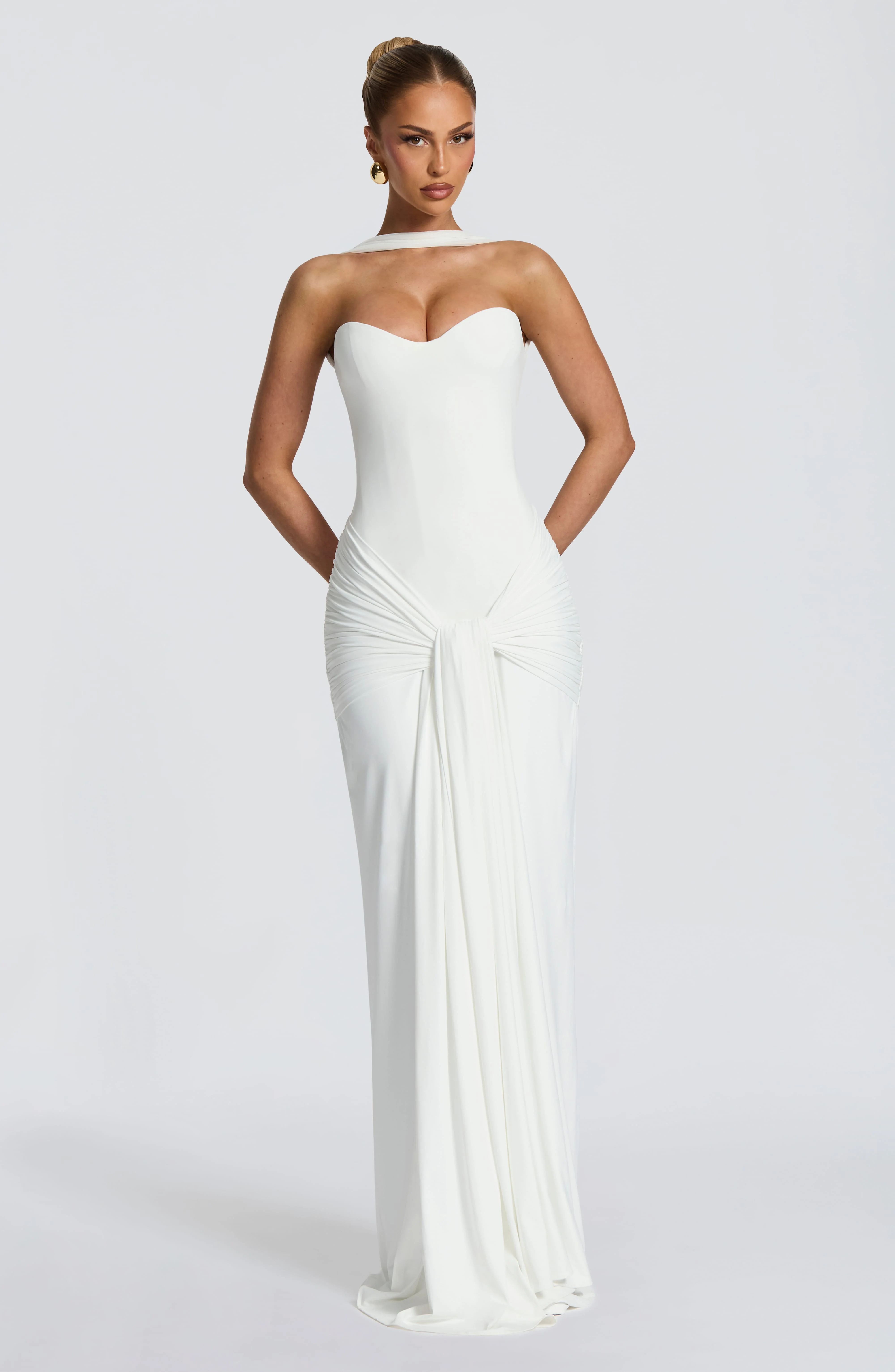 Gia Maxi Dress - Ivory - Image 3