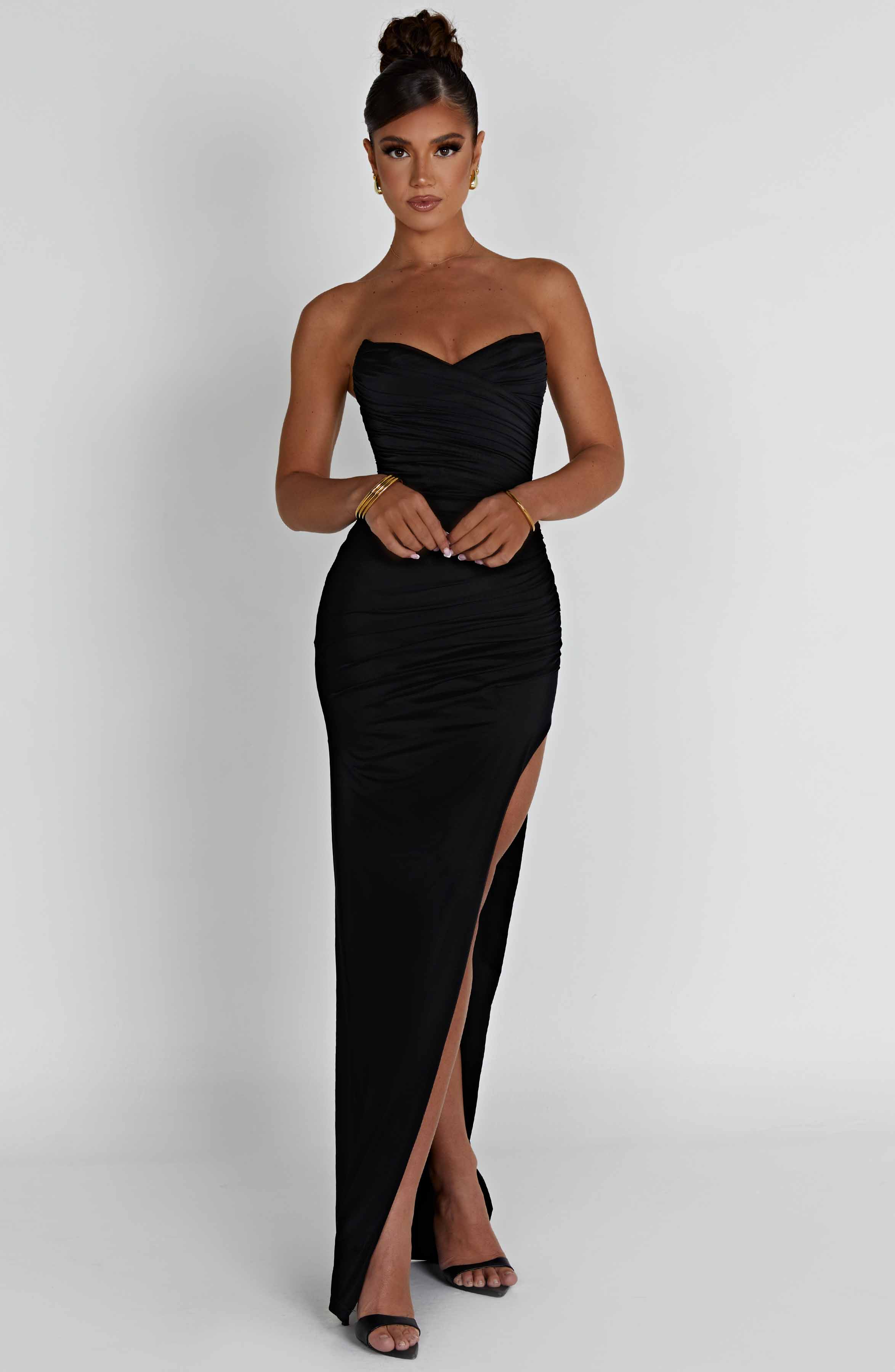 Giovanna Maxi Dress - Black - Image 6
