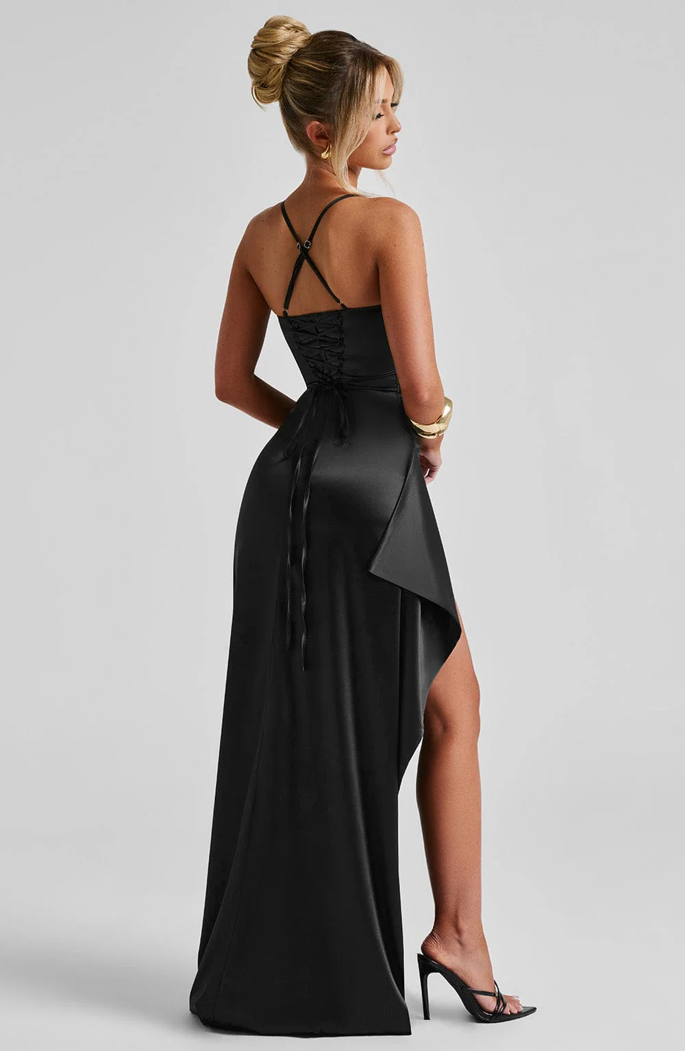 Helen Maxi Dress - Black - Image 3
