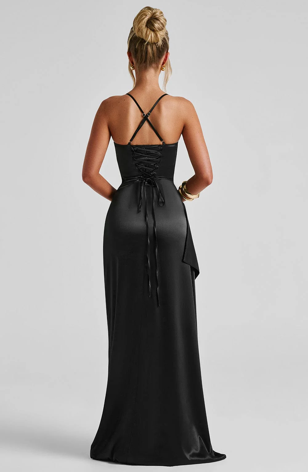 Helen Maxi Dress - Black - Image 4