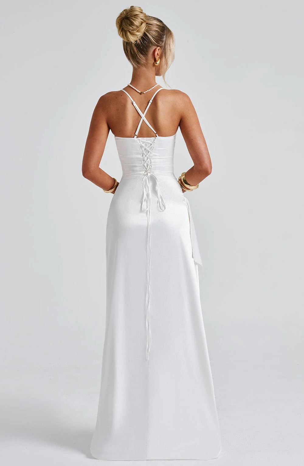Helen Maxi Dress - Ivory - Image 4