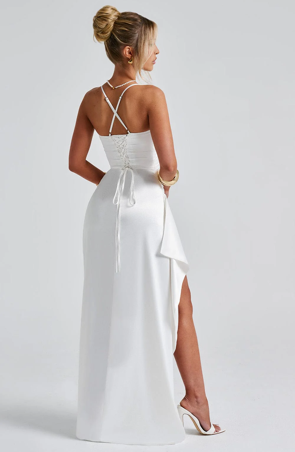 Helen Maxi Dress - Ivory - Image 6