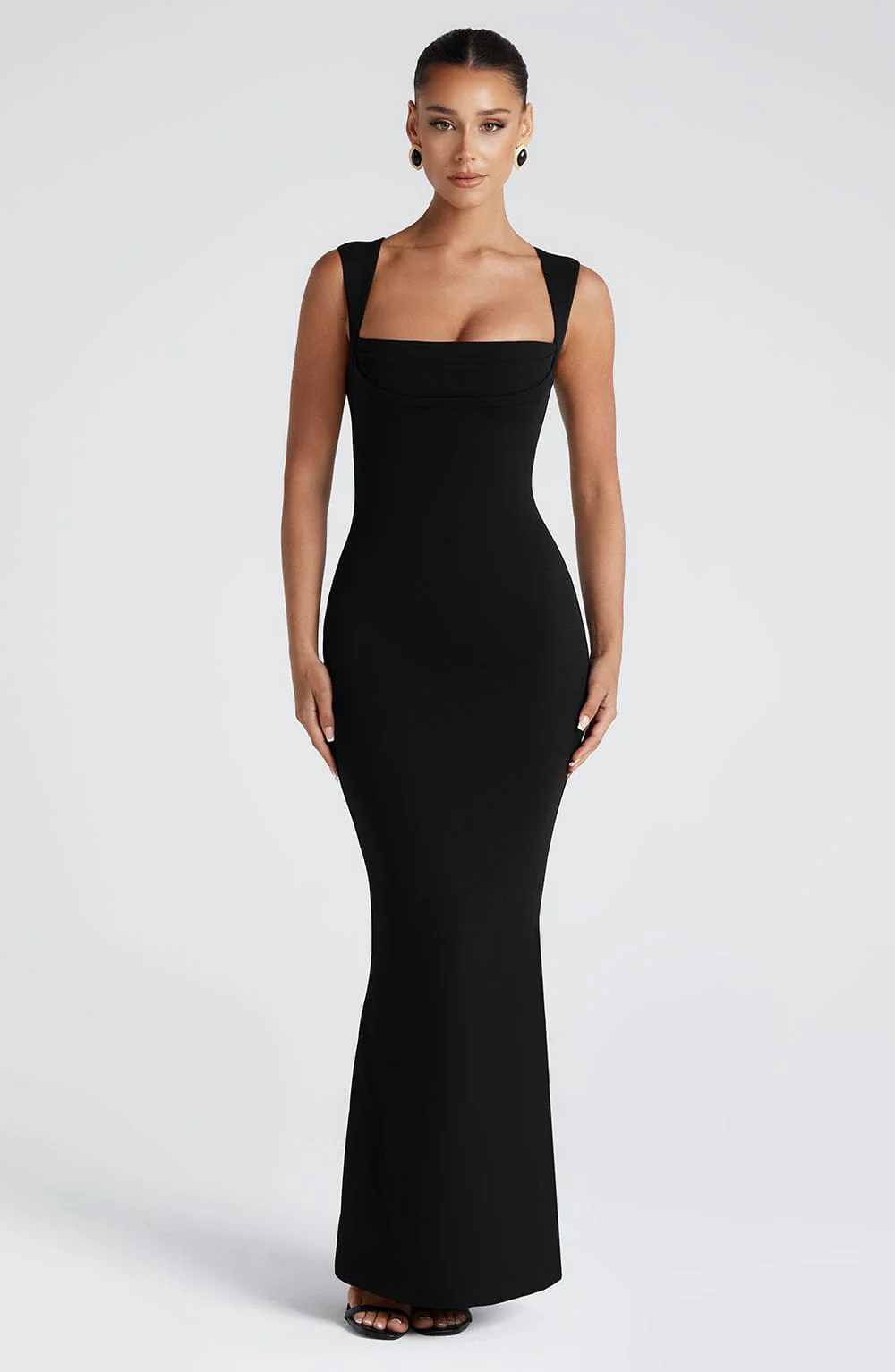 Helena Maxi Dress - Black - Image 5