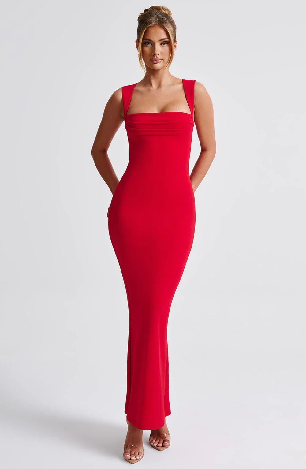 Helena Maxi Dress - Red - Image 6