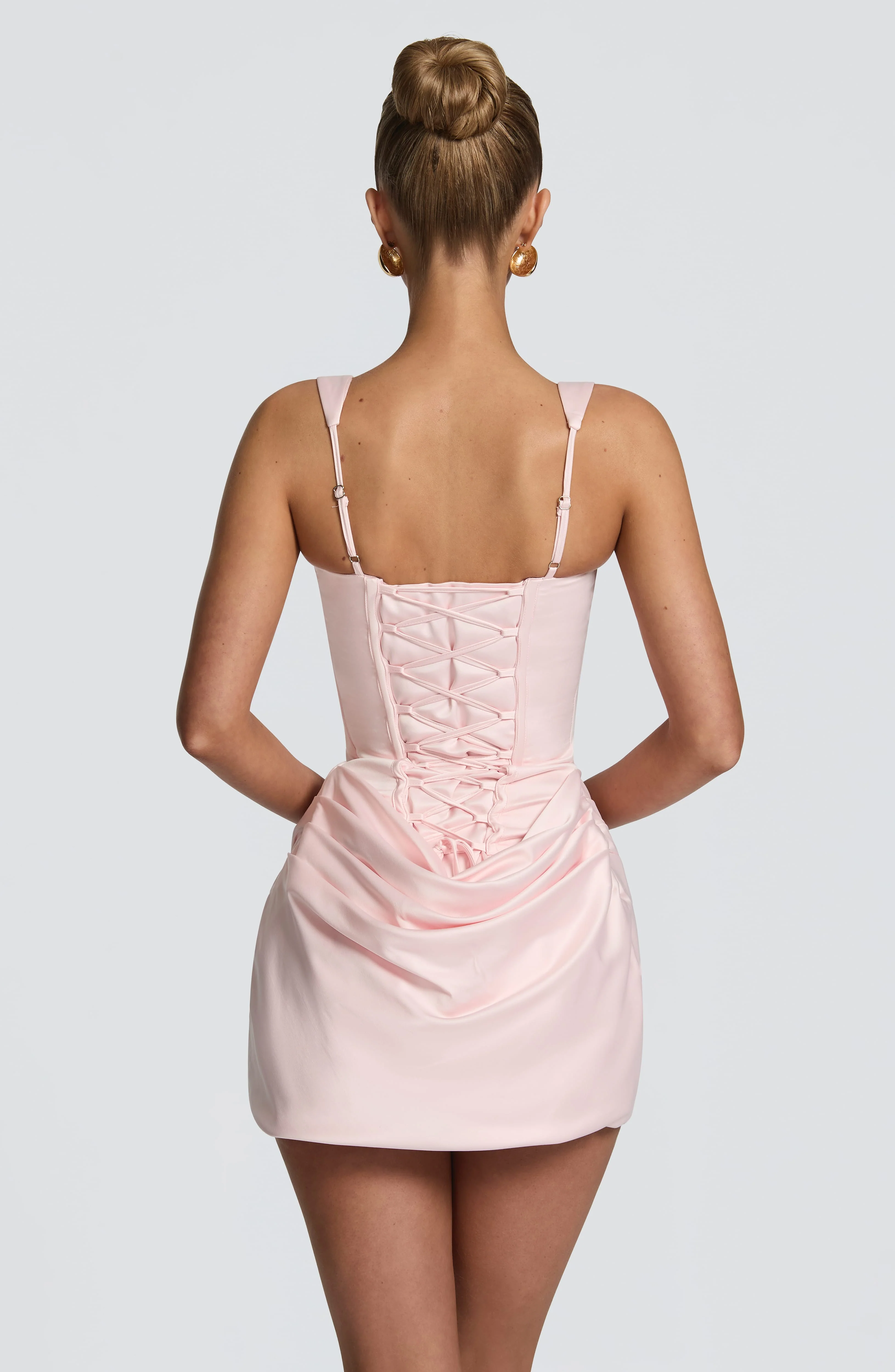 Imogen Mini Dress - Blush - Image 2