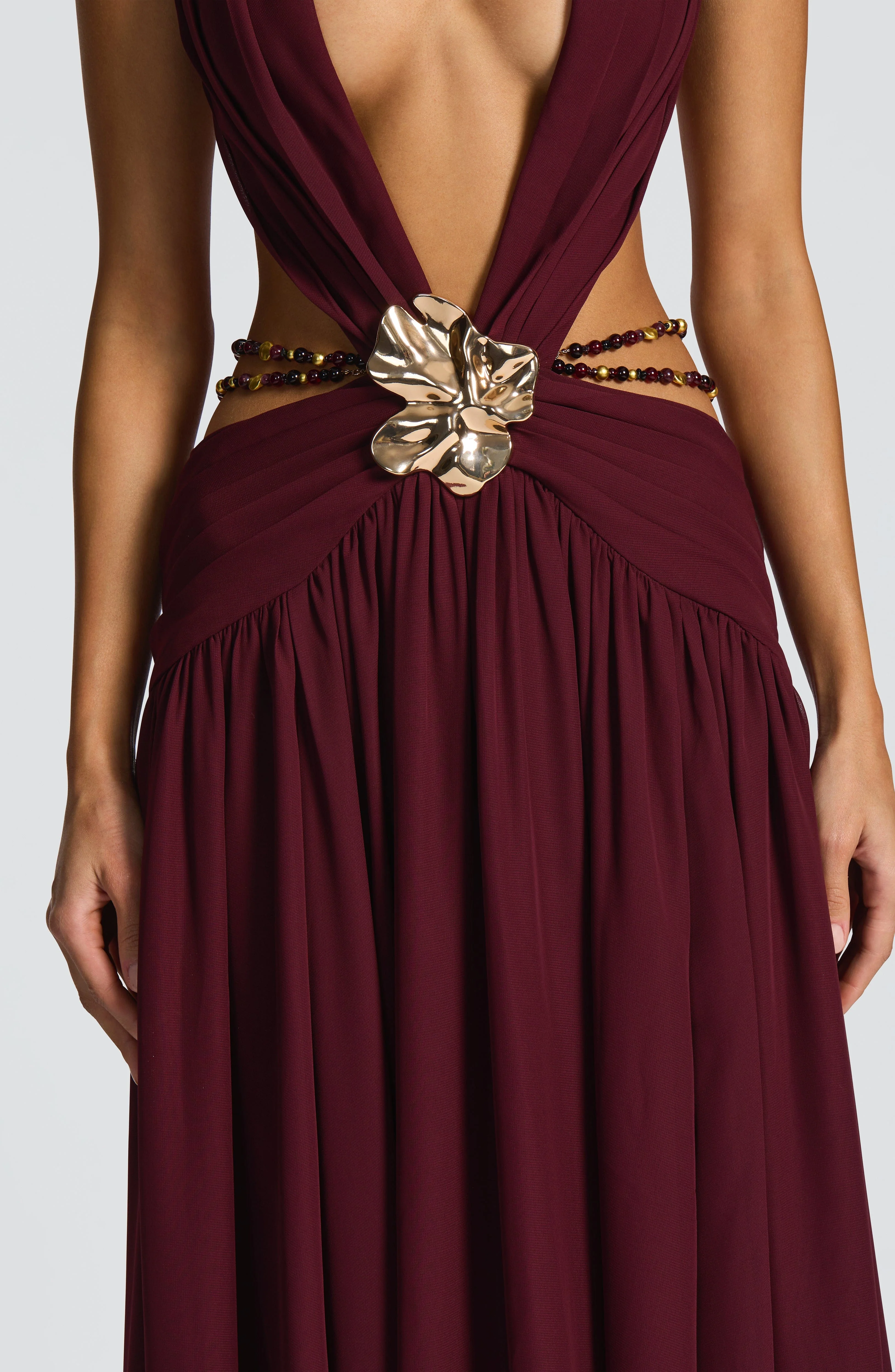 Indianna Maxi Dress - Cherry Lacquer - Image 11
