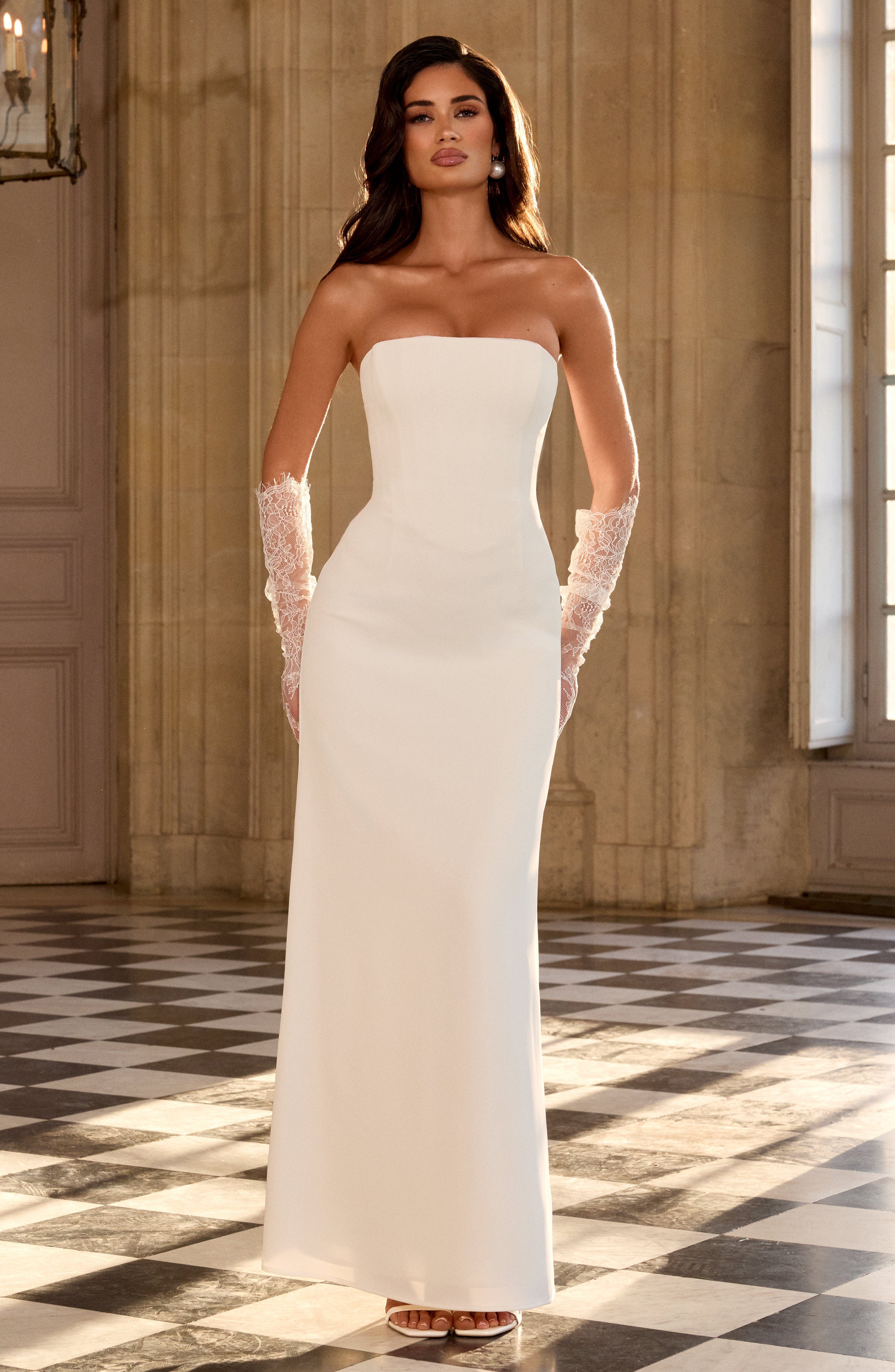 Irmina Maxi Dress - Ivory - Image 3