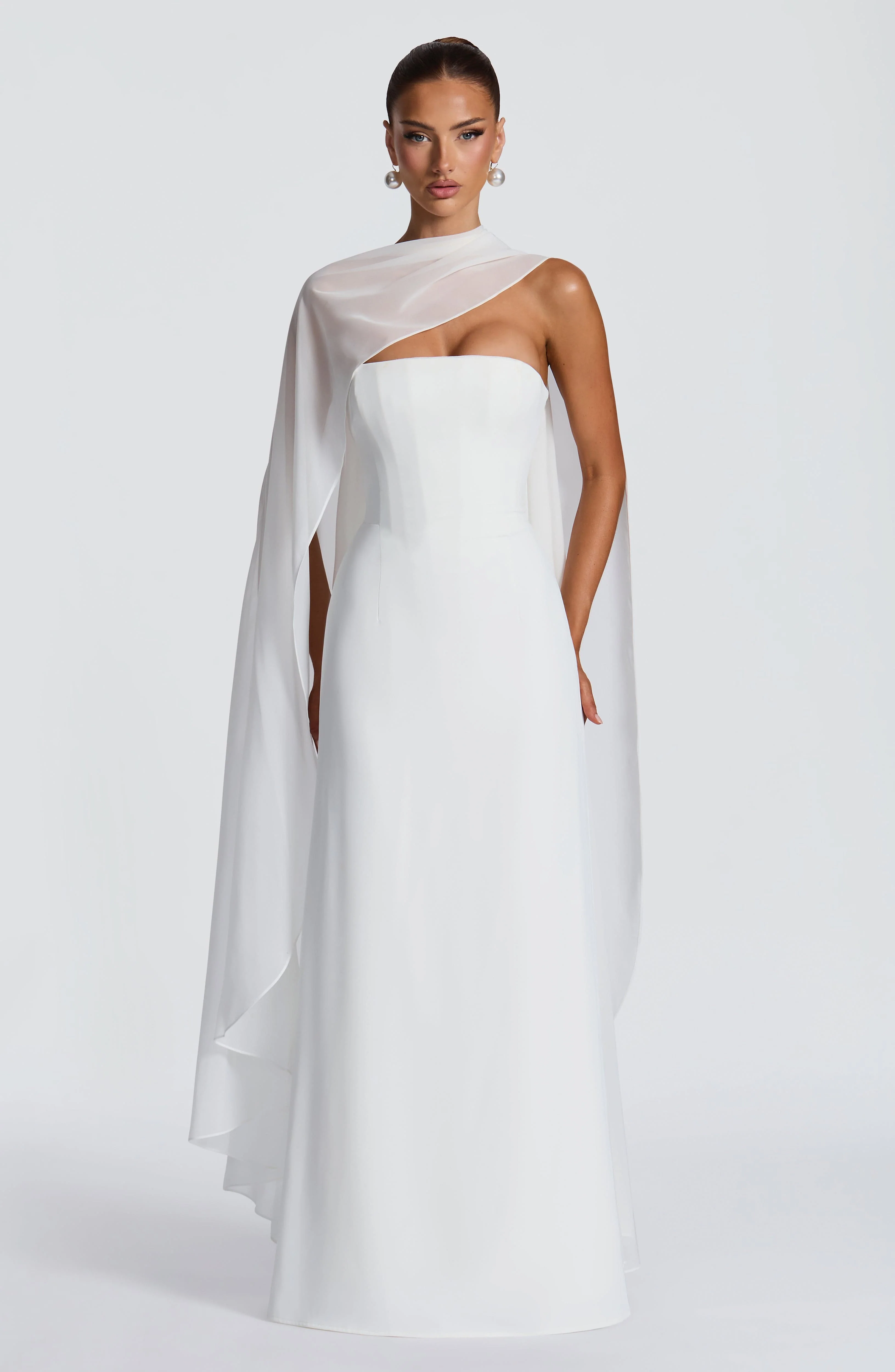 Irmina Maxi Dress - Ivory - Image 7