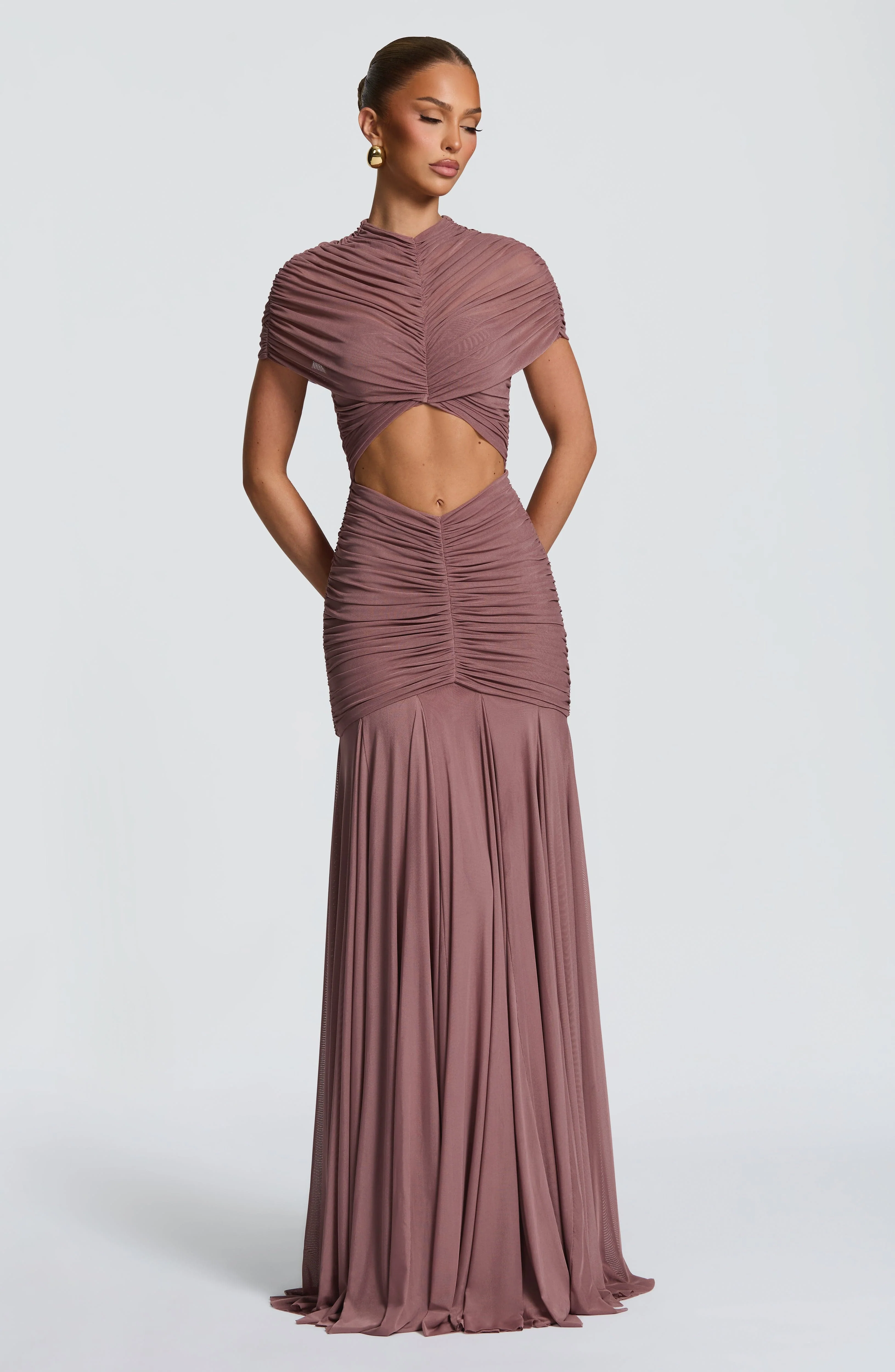 Jaya Maxi Dress - Dusty Rose - Image 9