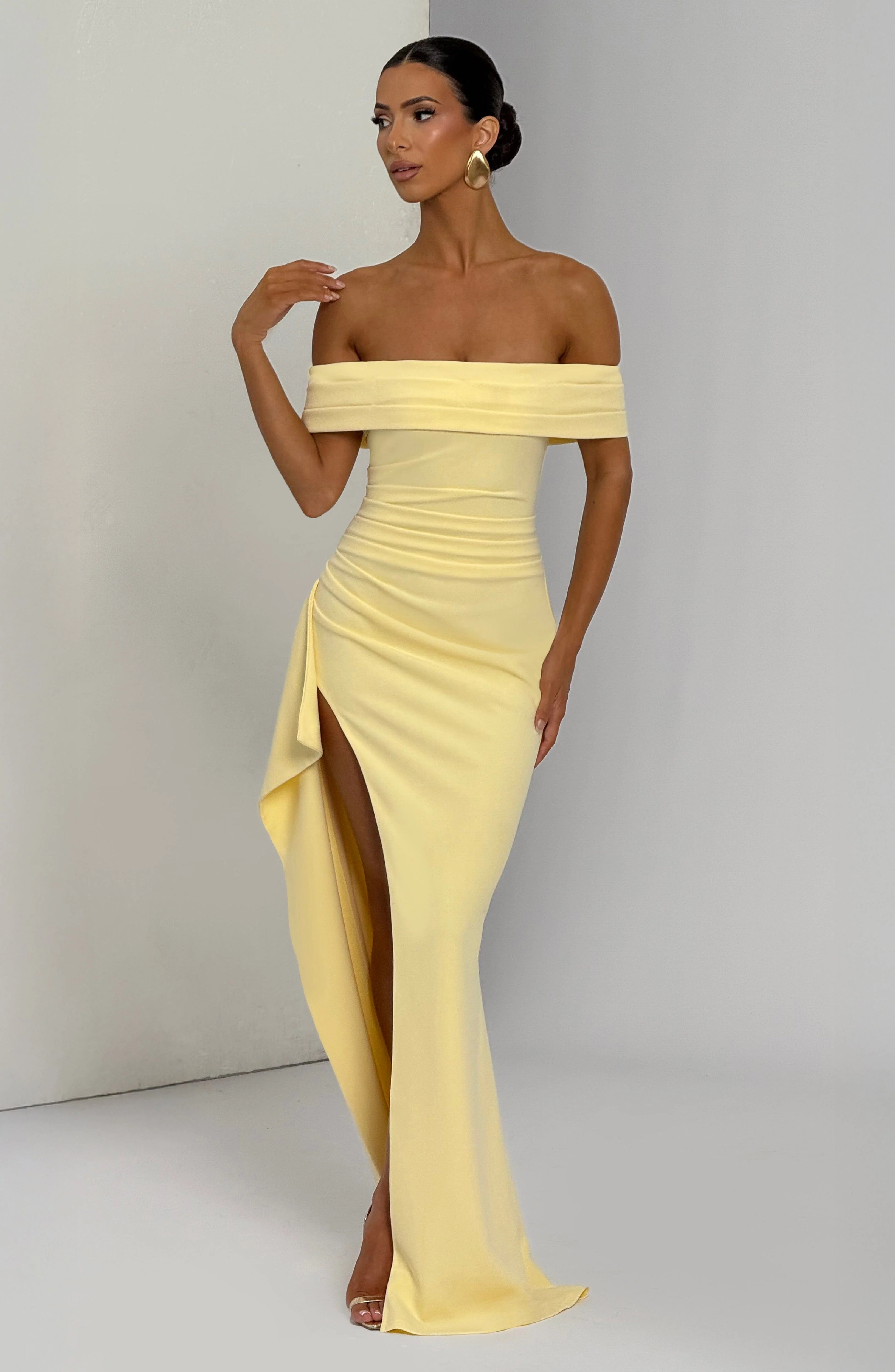 Joyce Maxi Dress - Lemon - Image 6