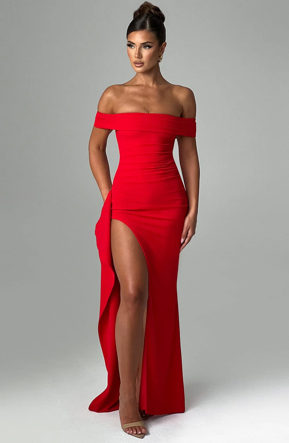 Joyce Maxi Dress - Red - Image 3