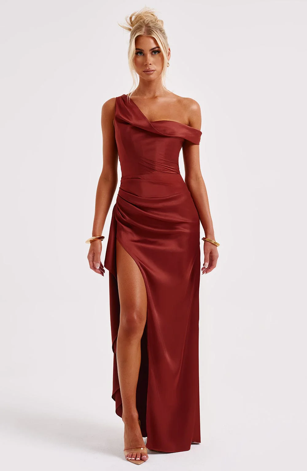 Juliene Maxi Dress - Rust - Image 5