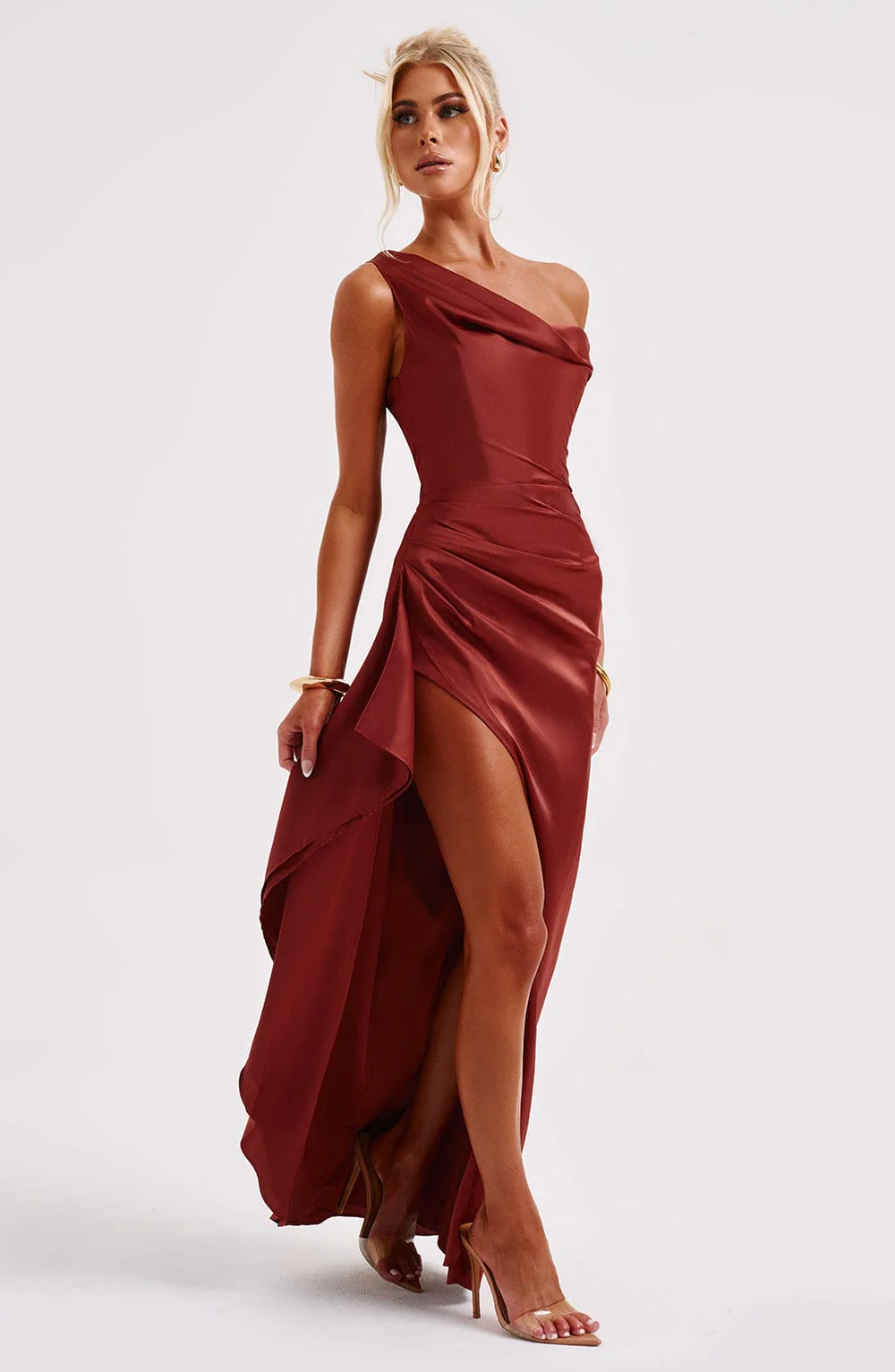 Juliene Maxi Dress - Rust - Image 8