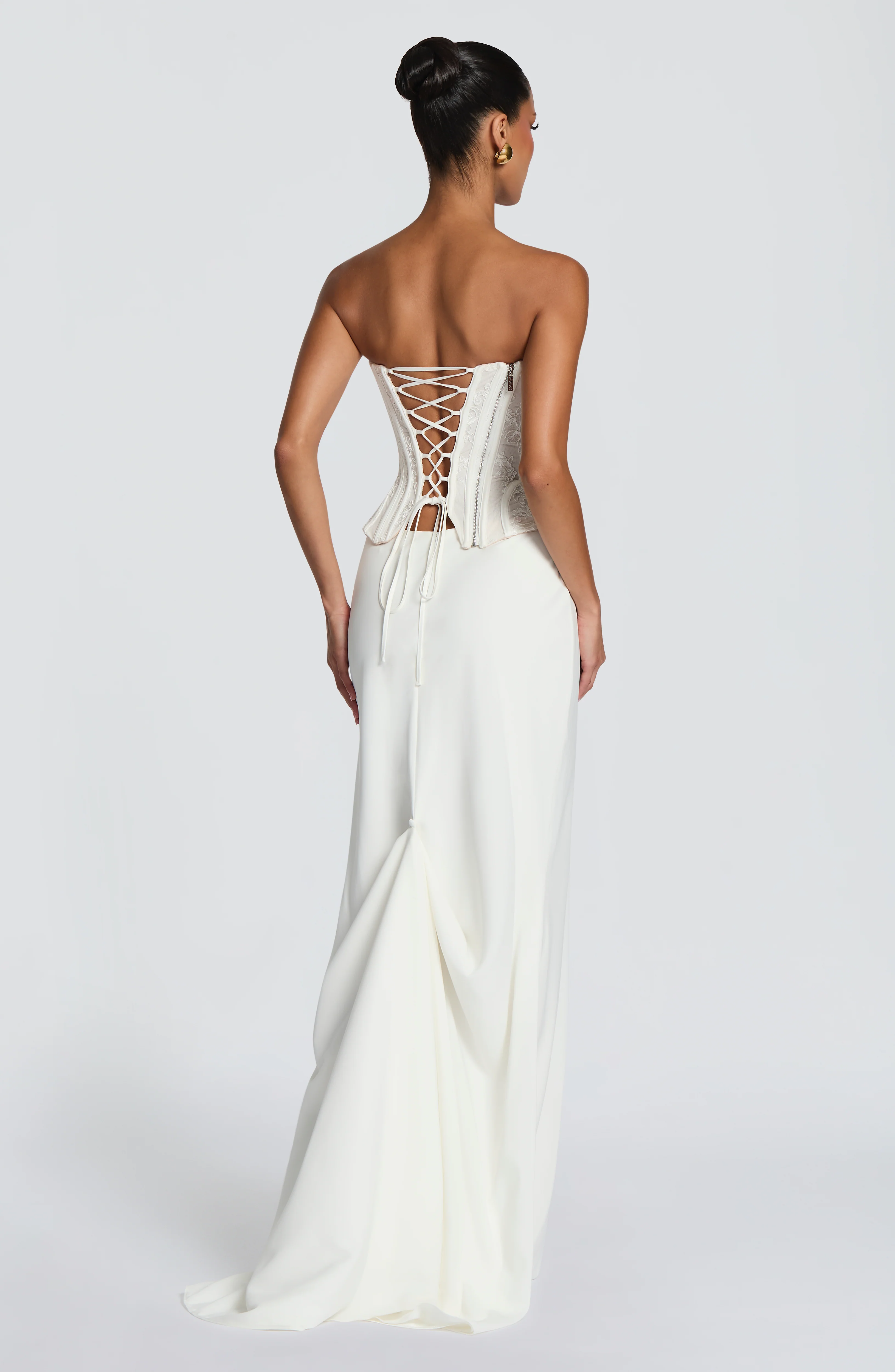 Kaia Maxi Skirt - Ivory - Image 12