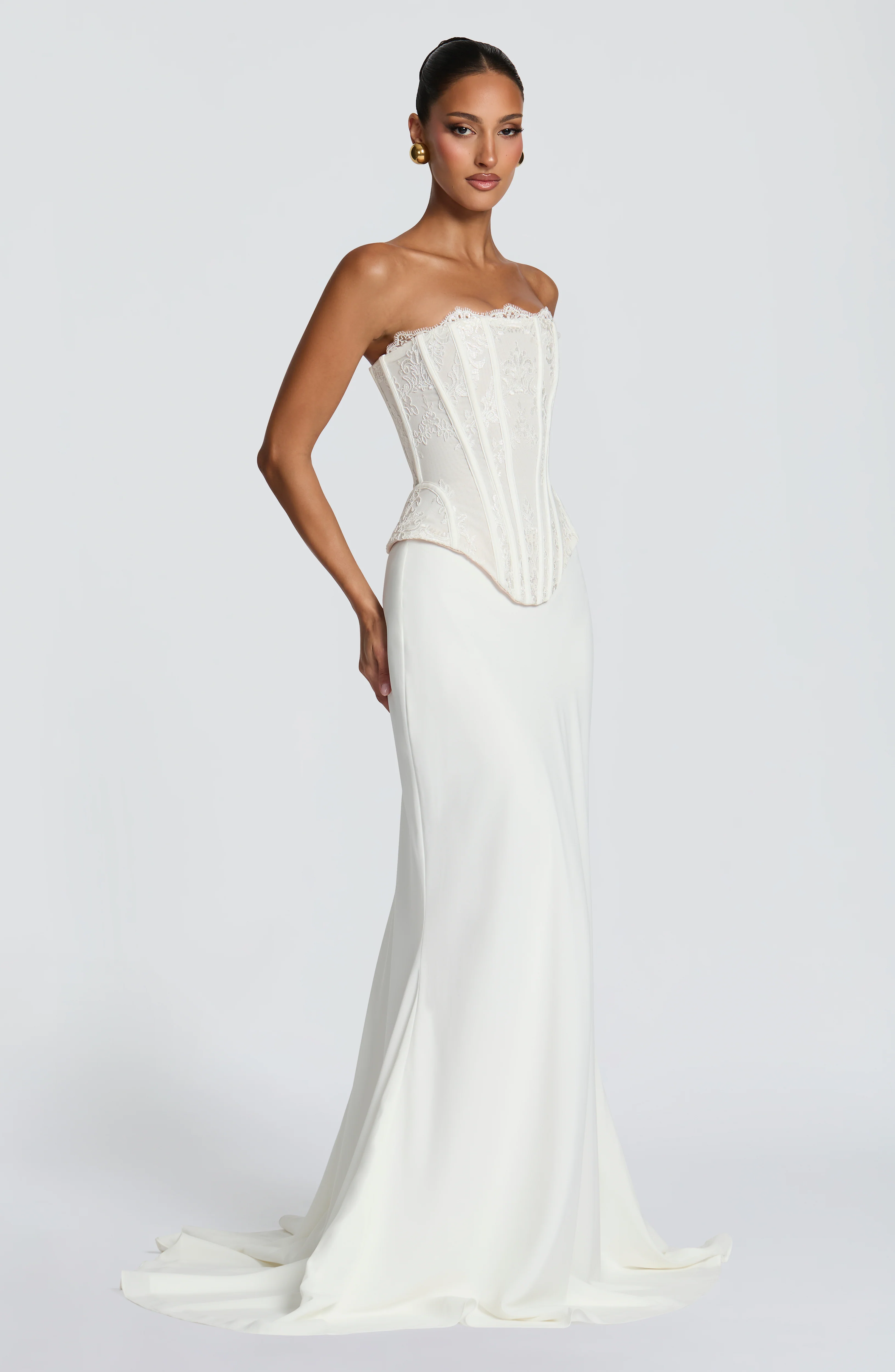 Kaia Maxi Skirt - Ivory - Image 13