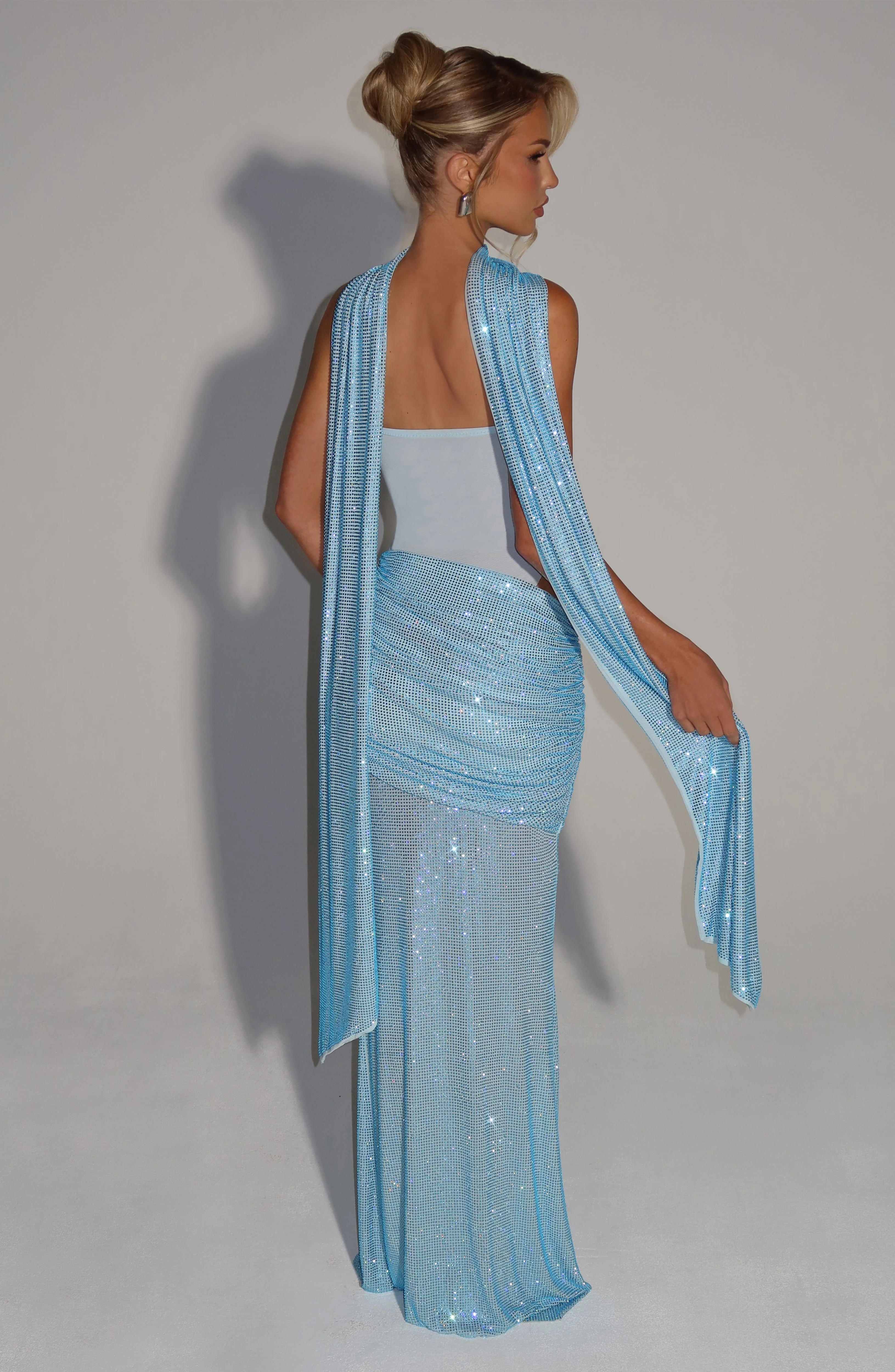 Kailani Maxi Dress - Aqua - Image 3