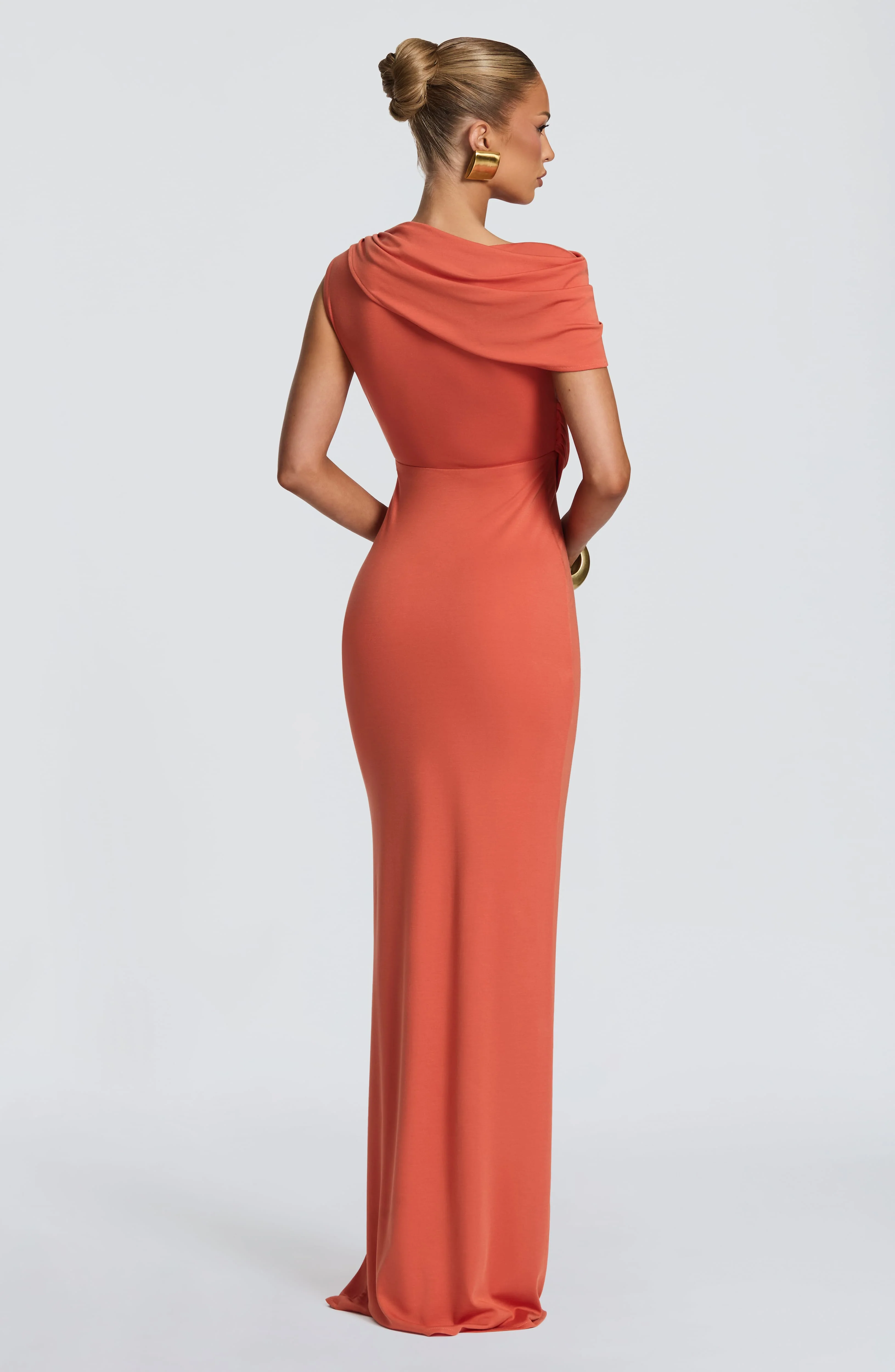 Kalina Maxi Dress - Burnt Orange - Image 2